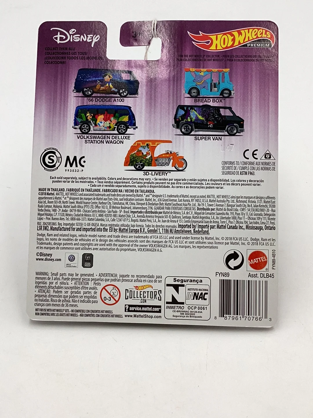 Hot wheels pop culture Disney Alice in Wonderland Volkswagen Deluxe Station Wagon 265D - Image 7