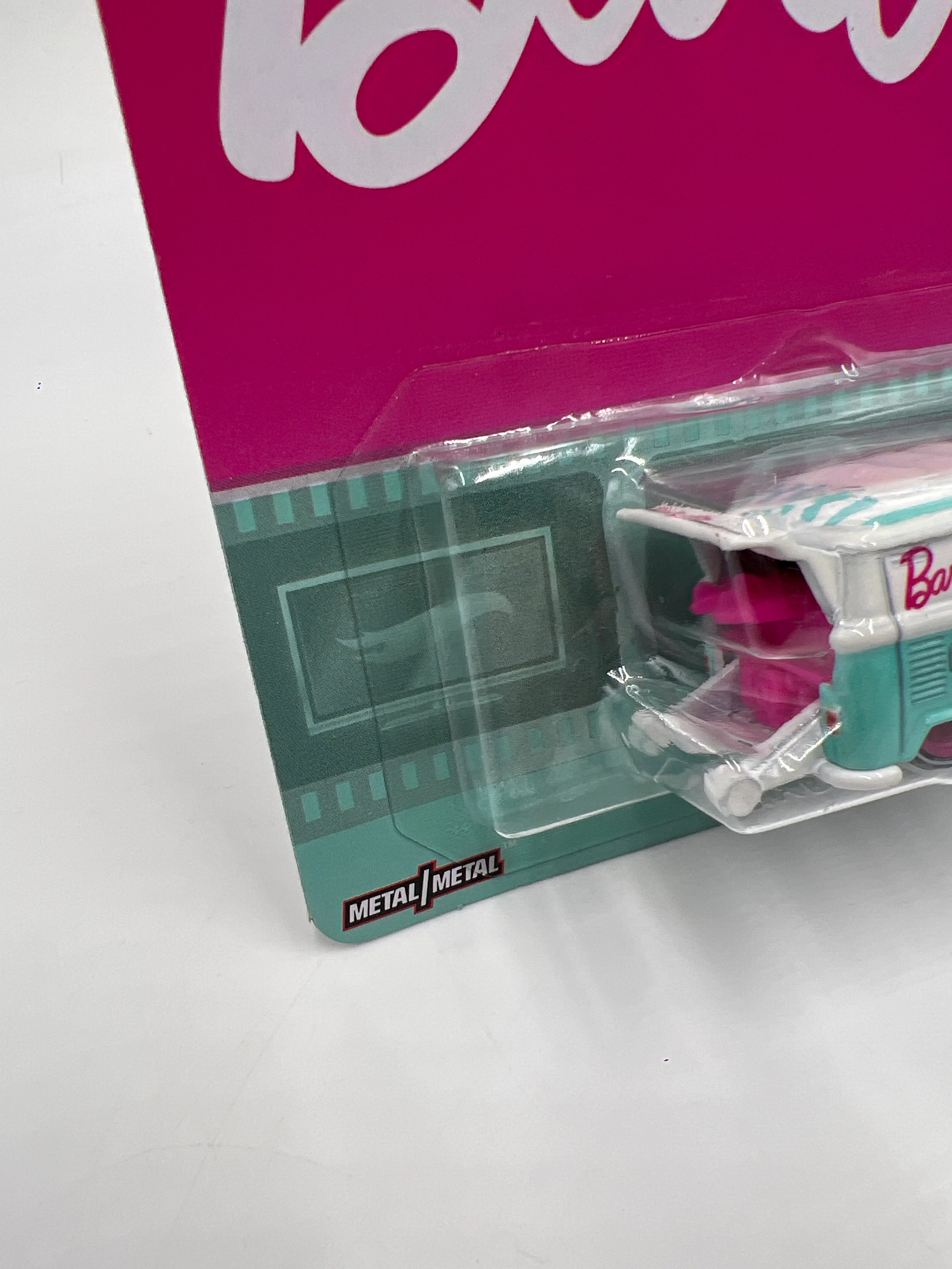2024 Hot Wheels Pop Culture Premium Barbie Kool Kombi Light Blue/White 241E - Image 4
