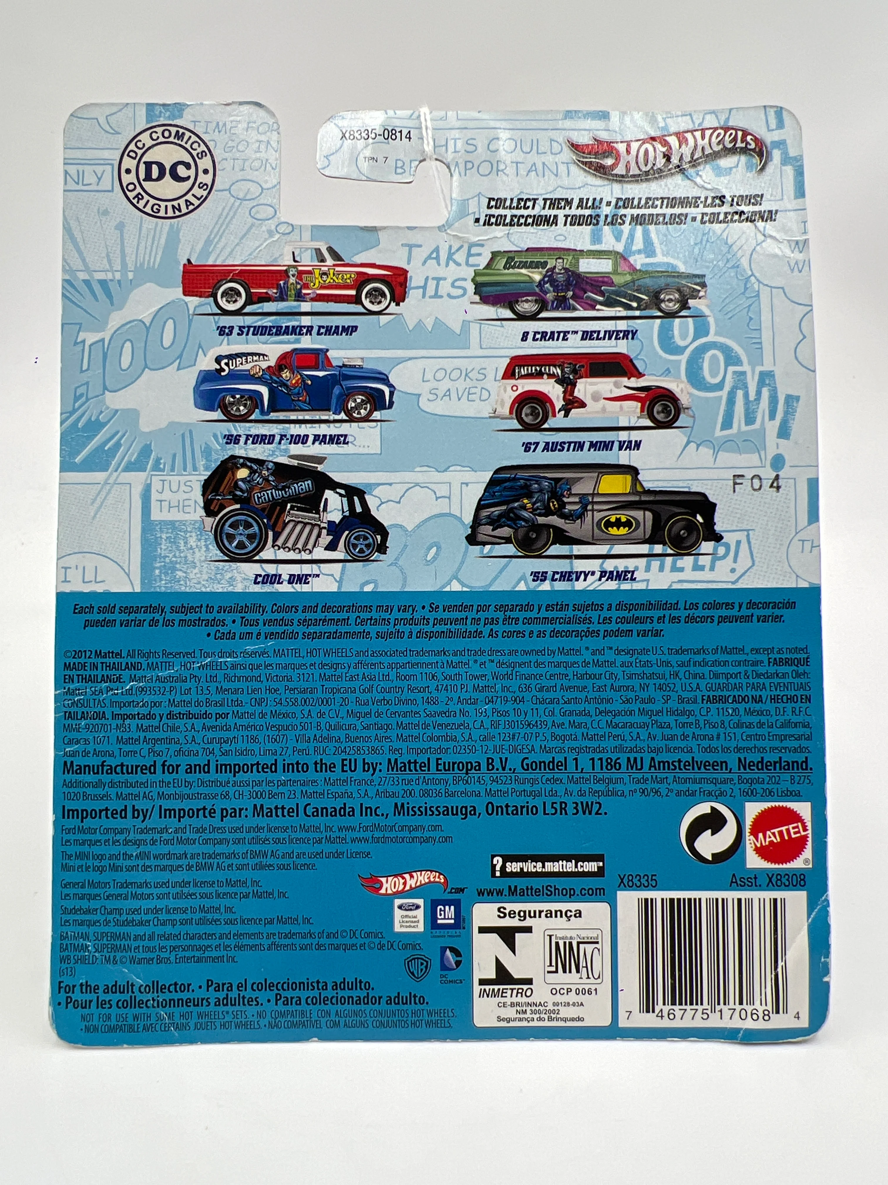 Hot Wheels Pop Culture Premium DC Comics Catwoman Cool One (Bad Card) 268G - Image 9