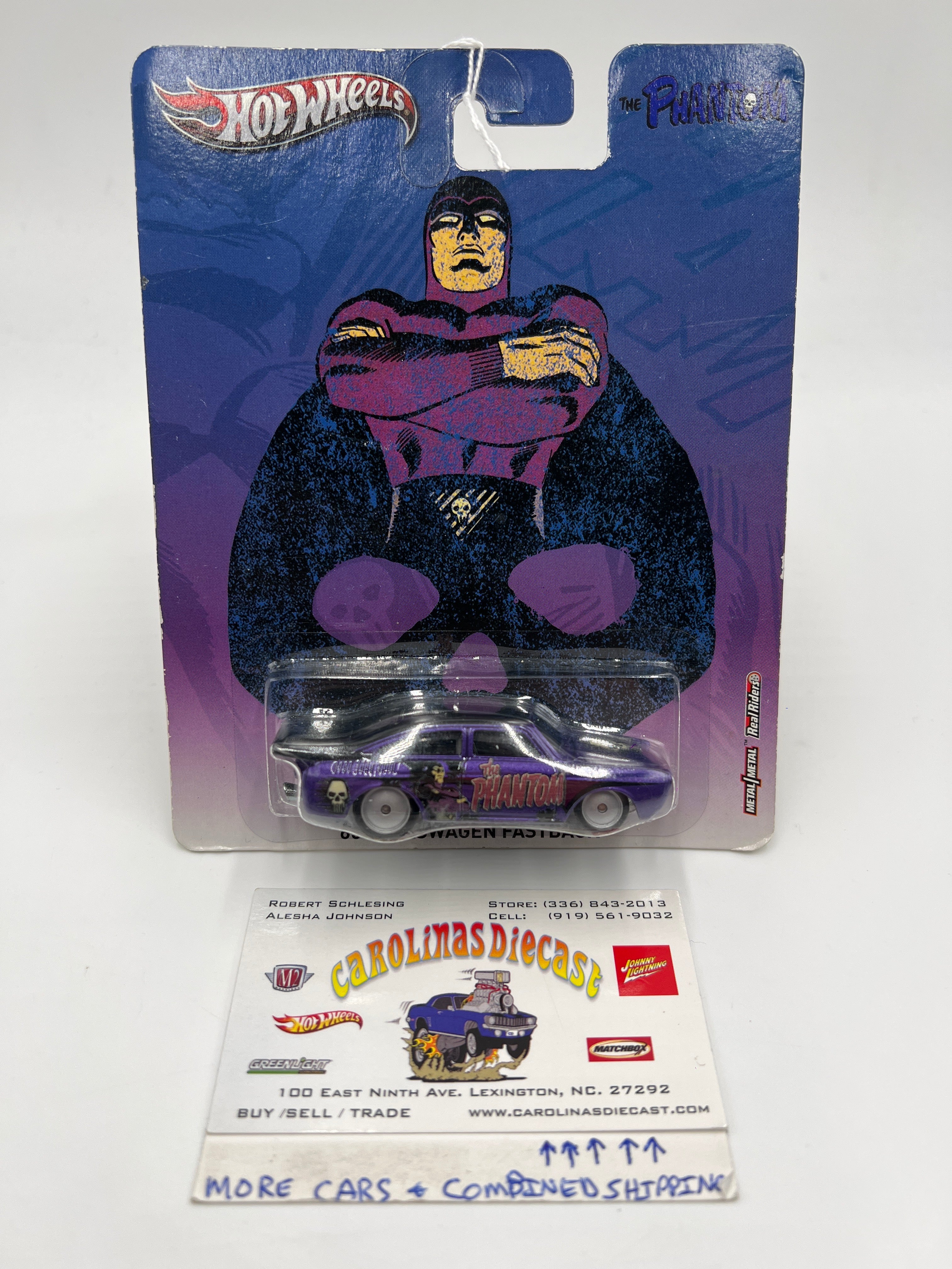 Hot Wheels Pop Culture Premium King Features The Phantom 66 Volkswagen Fastback Purple 272D