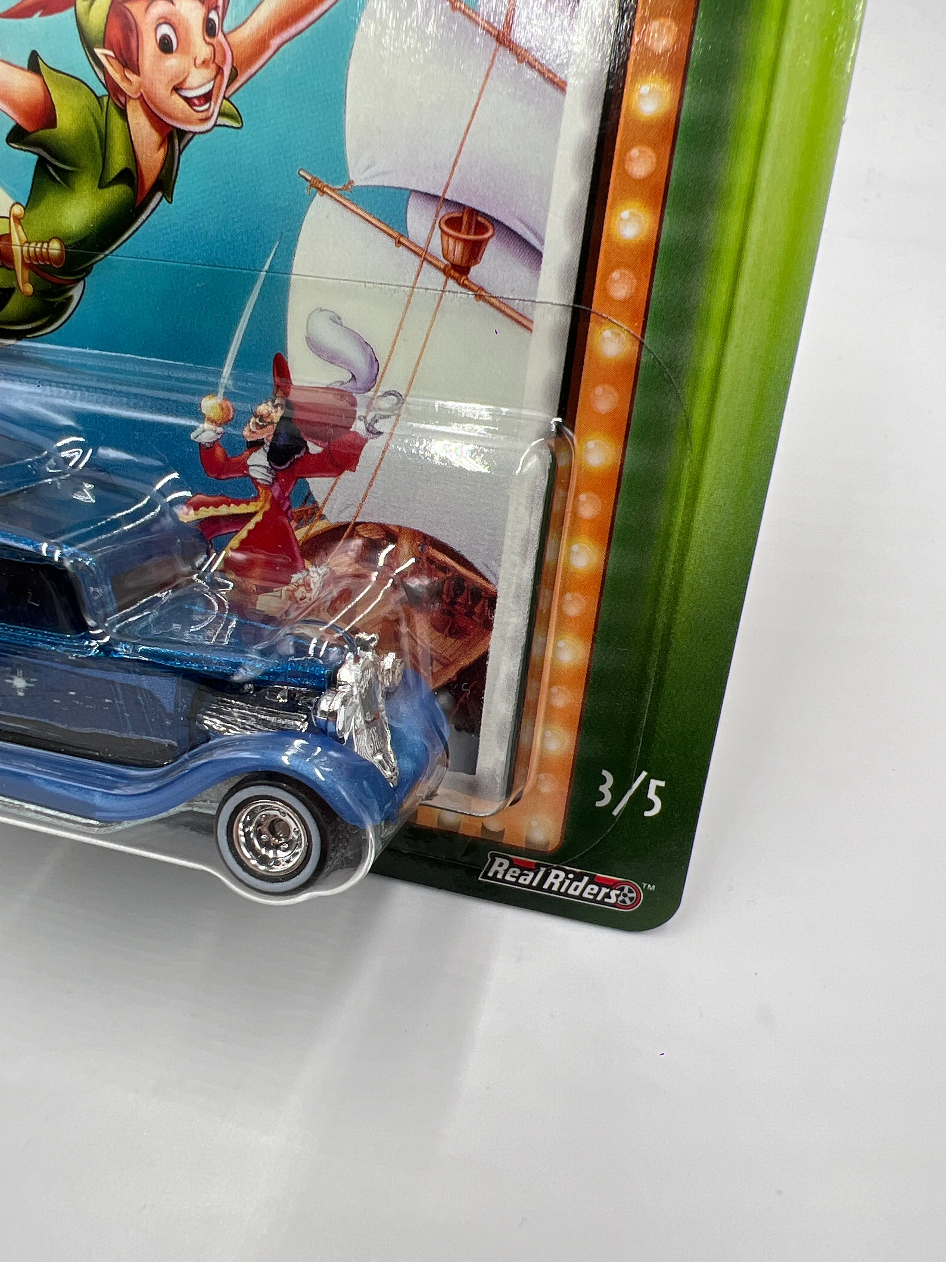 Hot Wheels Premium Disney Classics Peter Pan #3 34 Dodge Delivery Blue 269F - Image 4