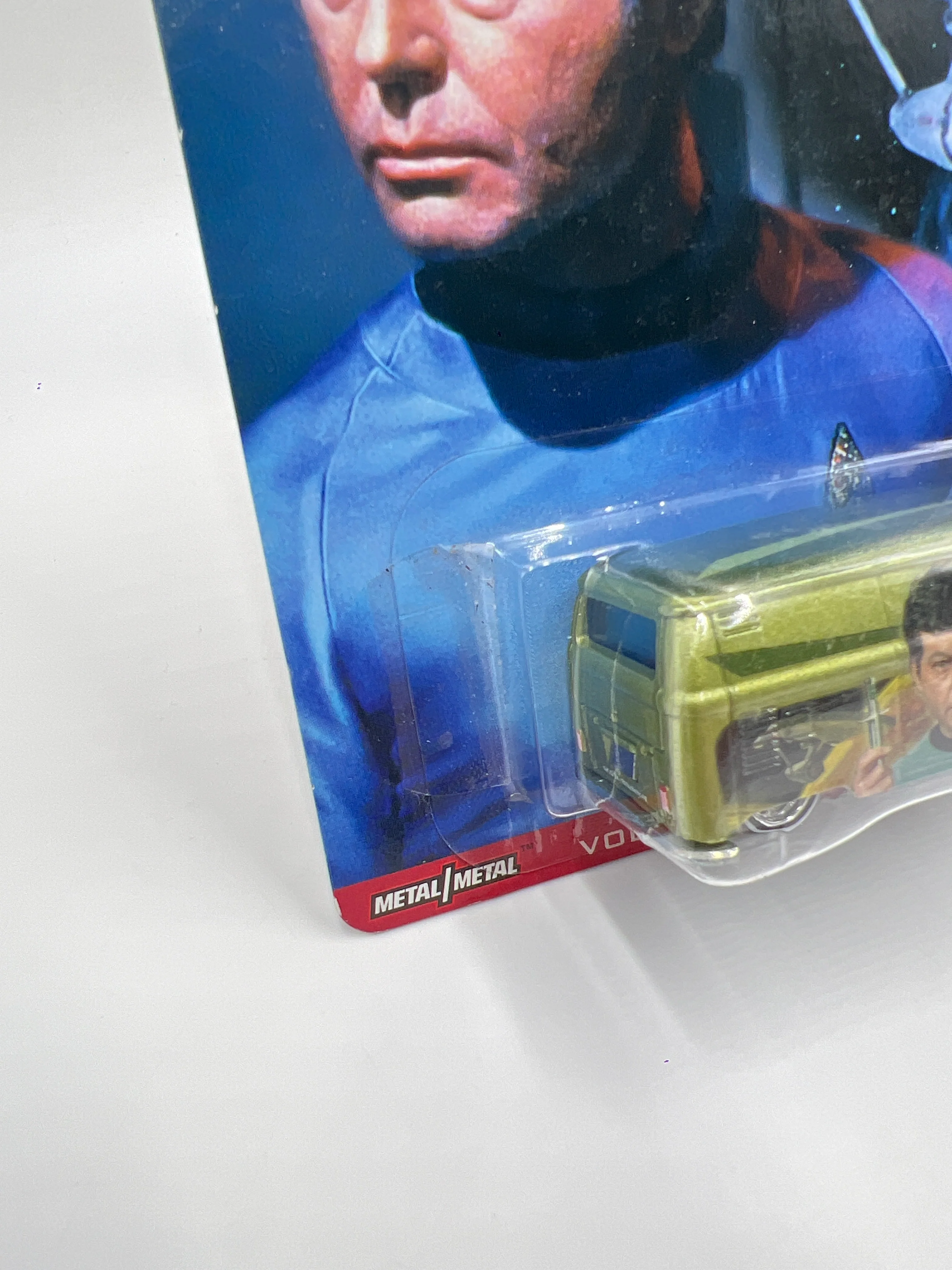 Hot Wheels Premium Star Trek 50th Anniversary Volkswagen T1 Panel Bus Green W/Protector - Image 4