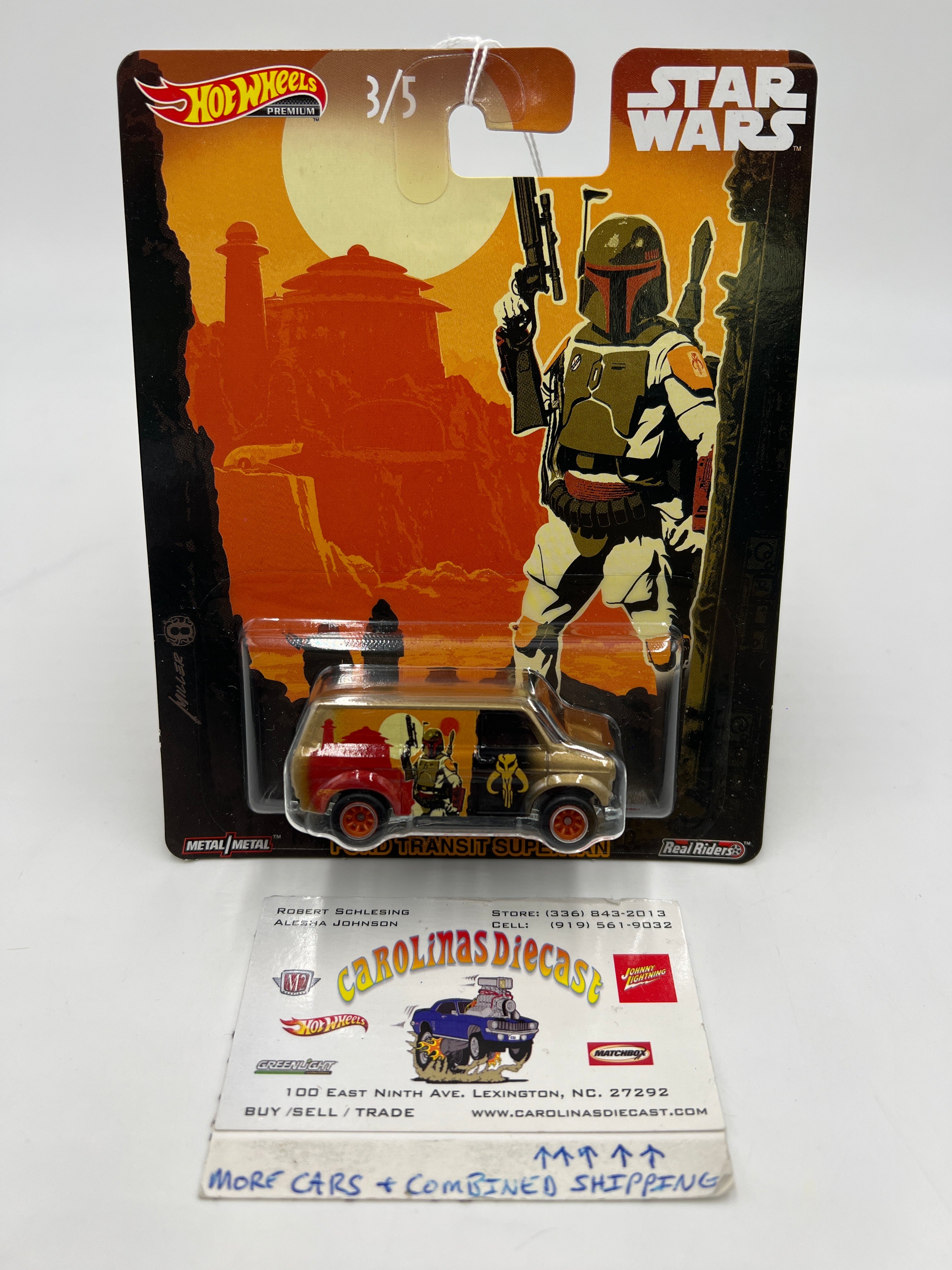 Hot Wheels Star Wars #3 Ford Transit Supervan 258A