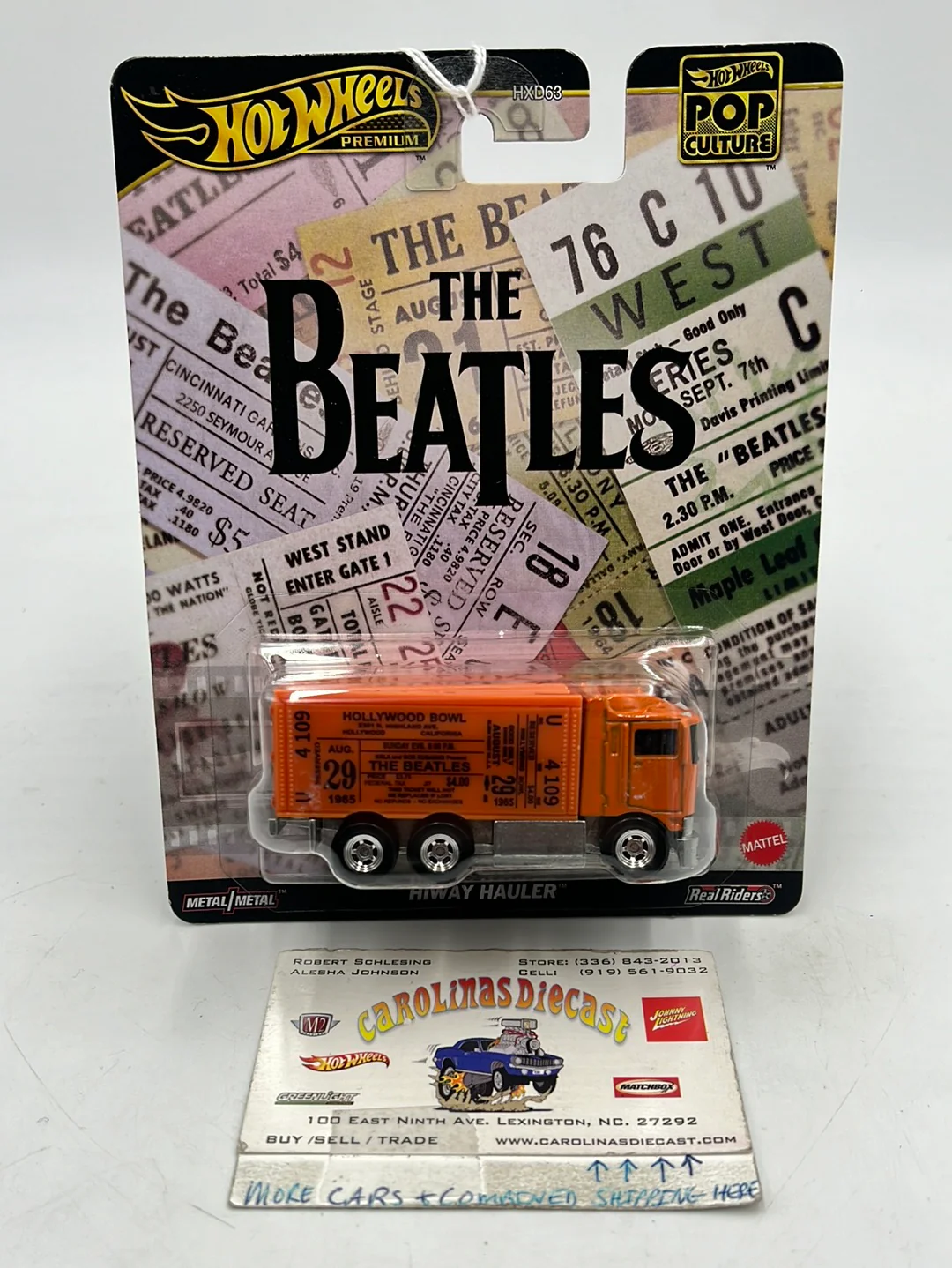 Hot Wheels 2024 Pop Culture The Beatles Hiway Hauler 271F