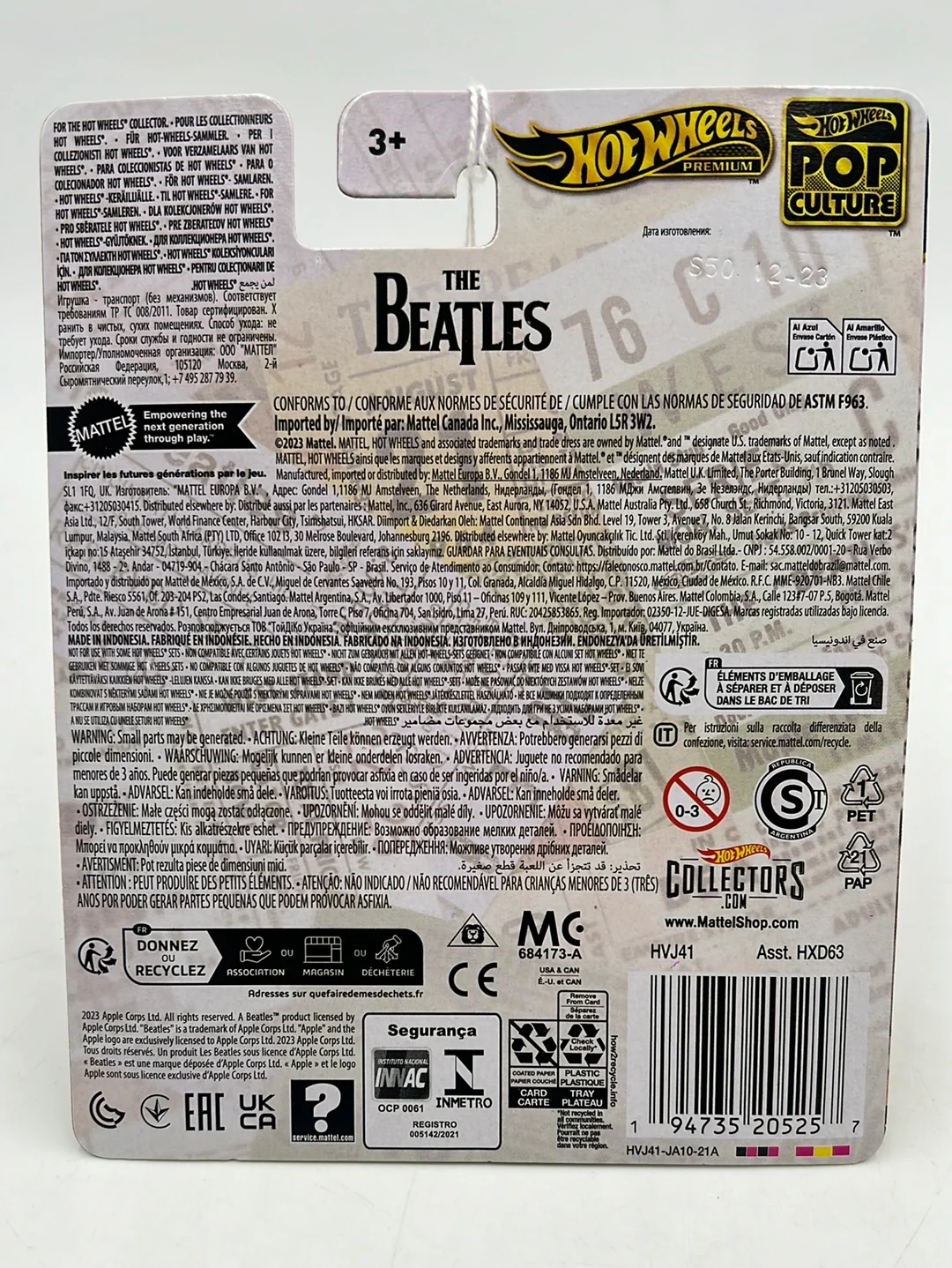 Hot Wheels 2024 Pop Culture The Beatles Hiway Hauler 271F - Image 6