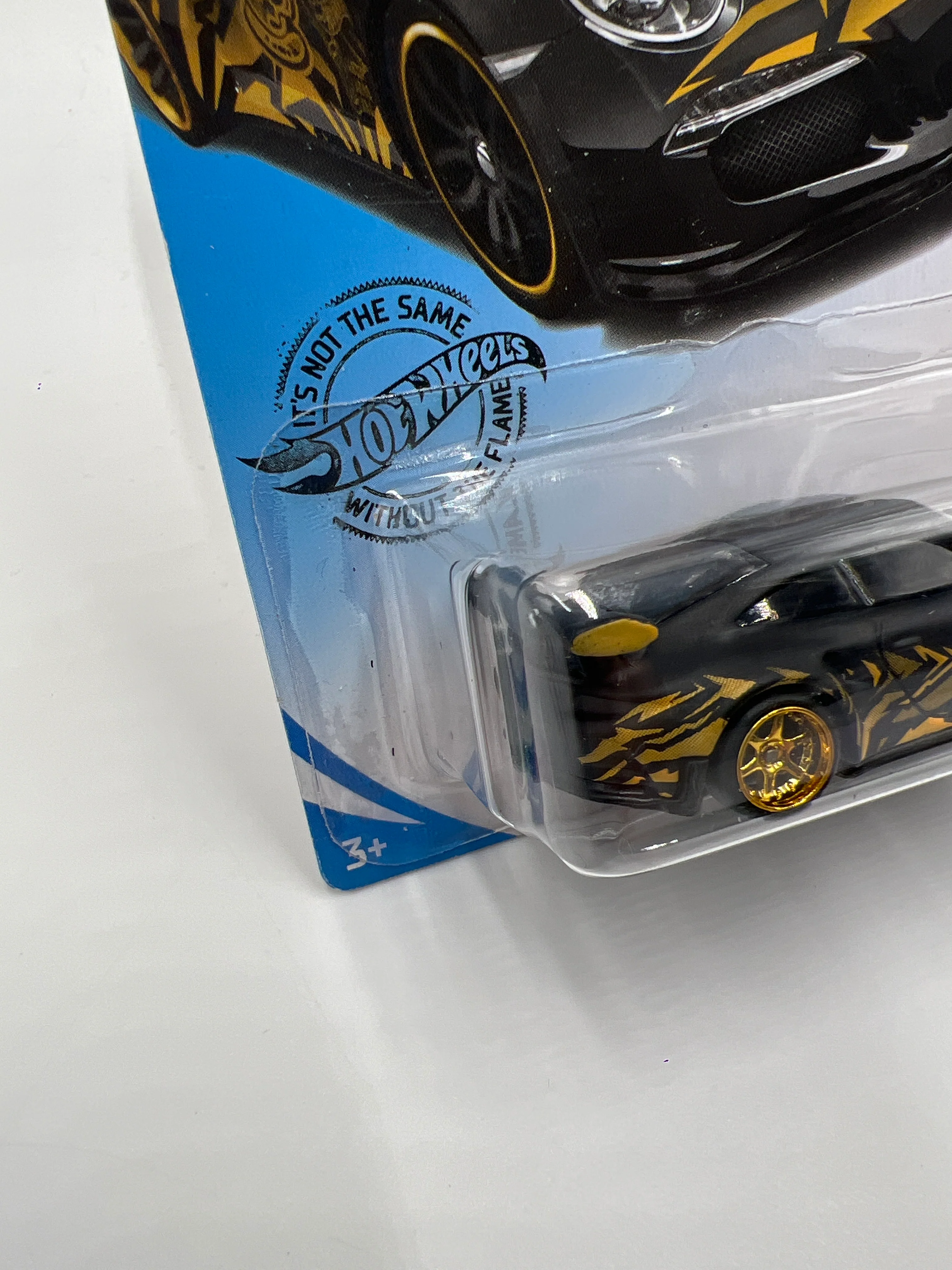 Hot Wheels Porsche 911 GT3 RS Black Wheel Swap Custom On Card W/Protector SR - Image 5