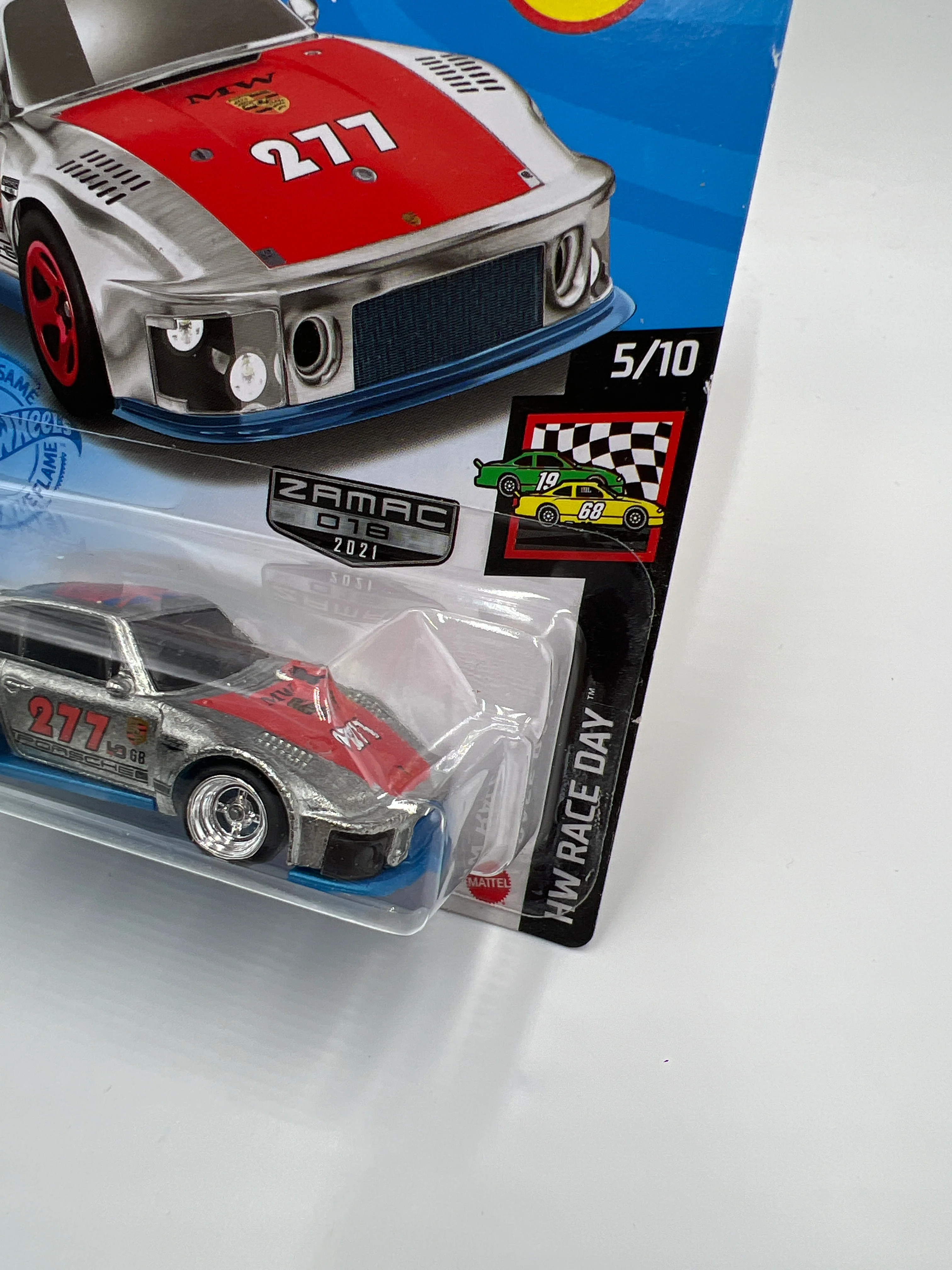 Hot Wheels Porsche 935 Walmart Exclusive Zamac Wheel Swap Custom On Card W/Protector SR - Image 3