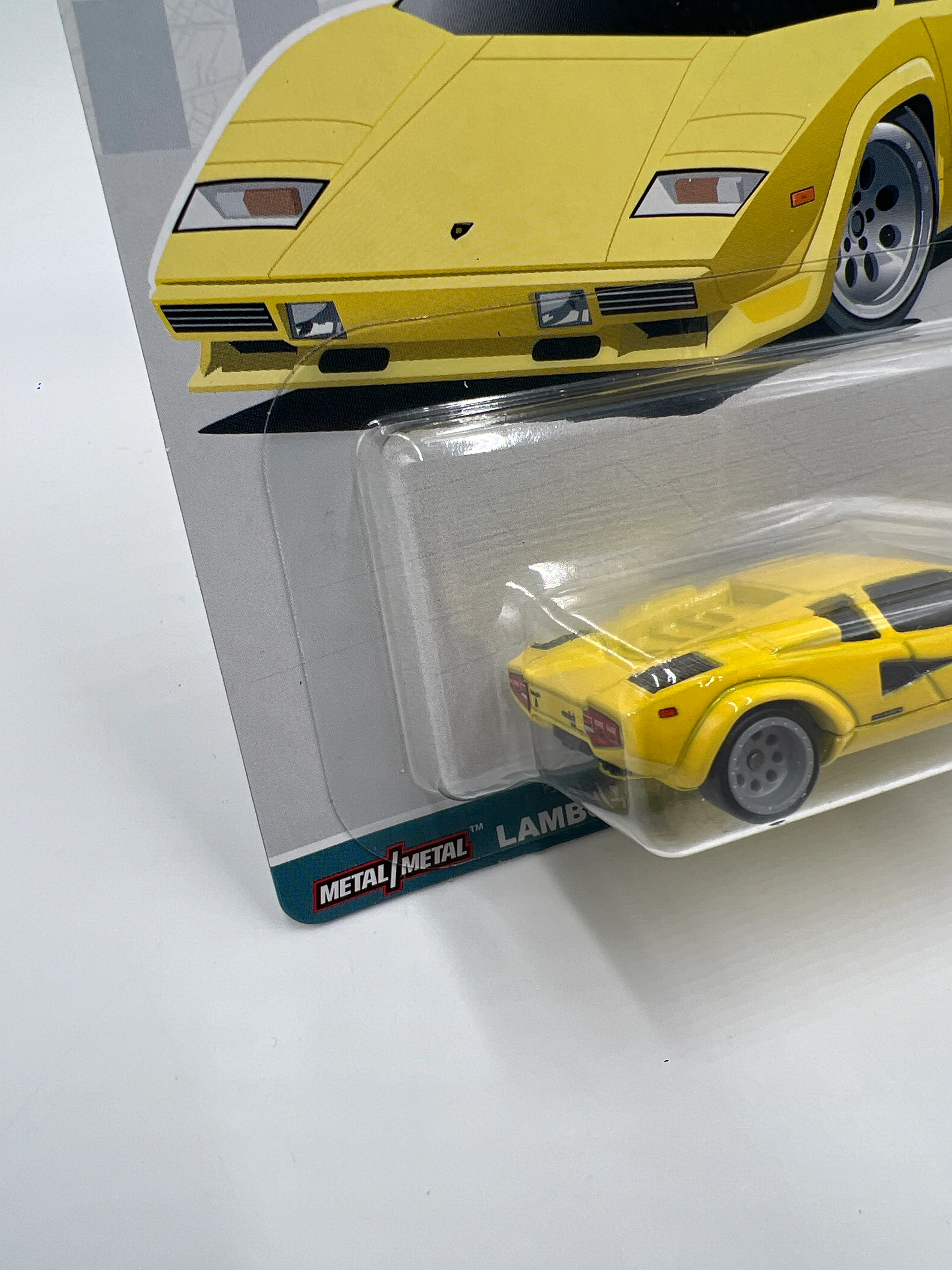Hot Wheels Premium Spettacolare #3 Lamborghini Countach LP 5000 QV Yellow 253A - Image 4