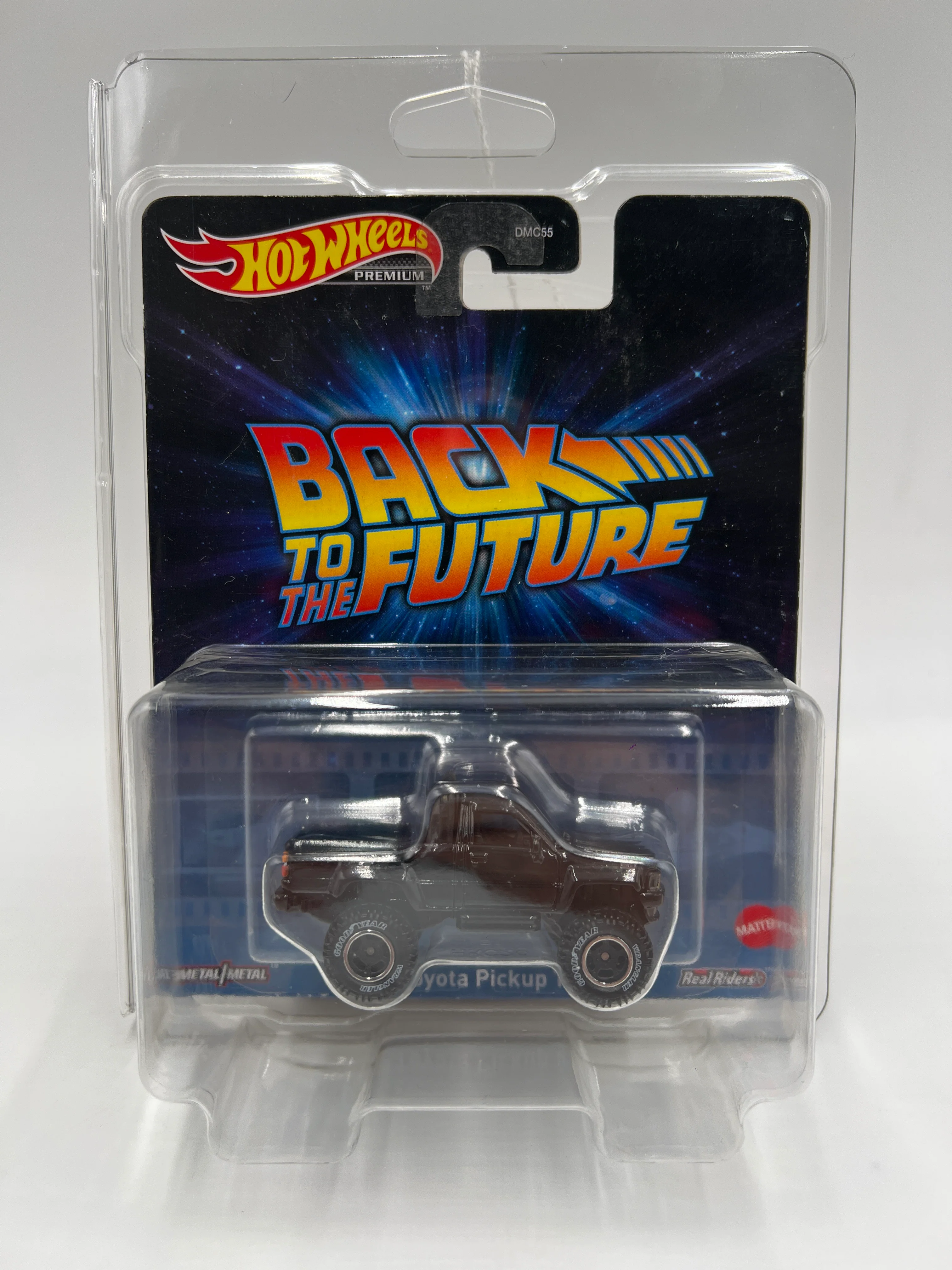 Hot Wheels Premium Back To The Future BTTF 1987 Toyota Pickup Truck Black W/Protector 2 - Image 7