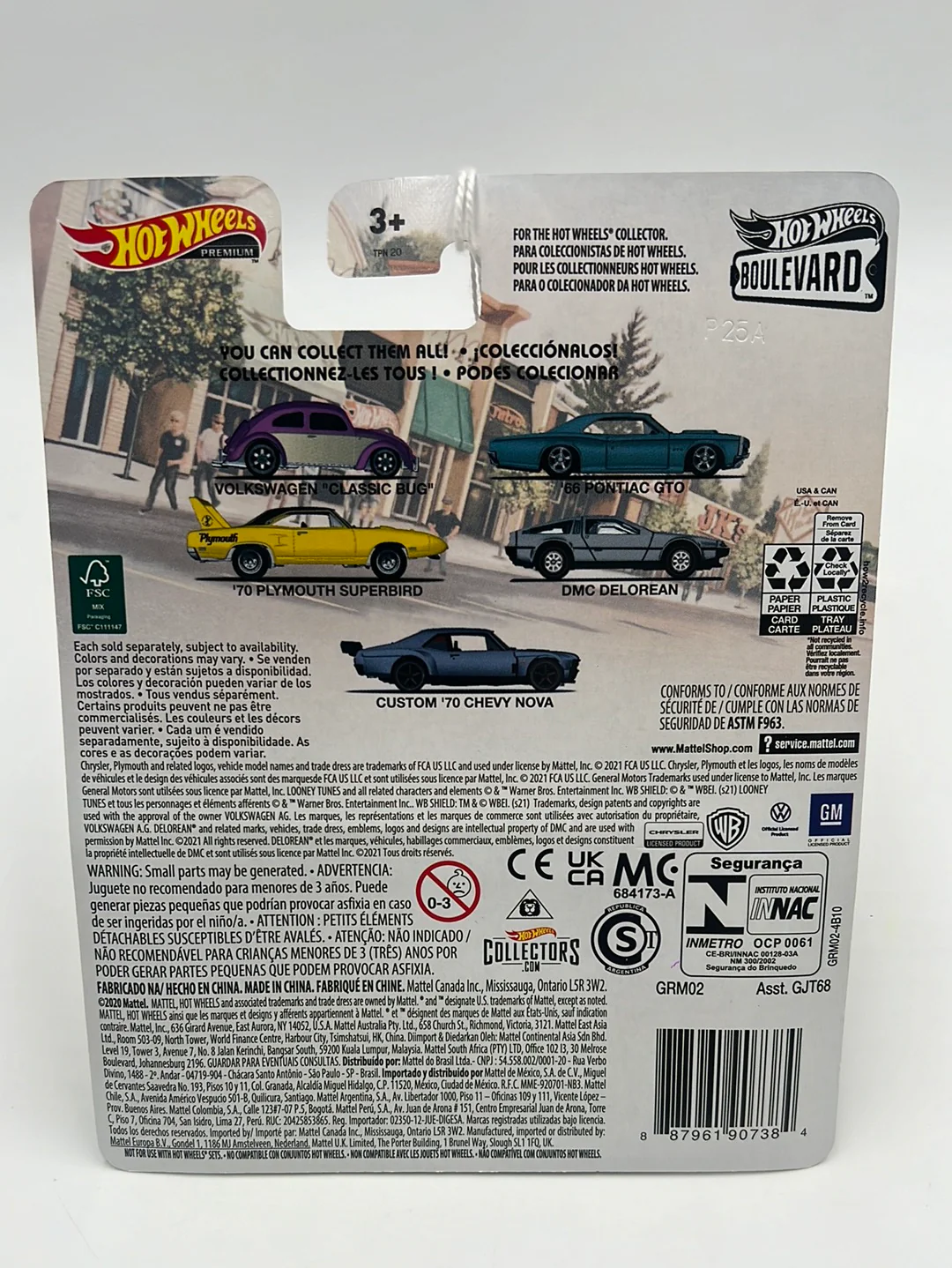 Hot Wheels Premium Boulevard #32 ‘66 Pontiac GTO *Card Off Center* 260G - Image 6