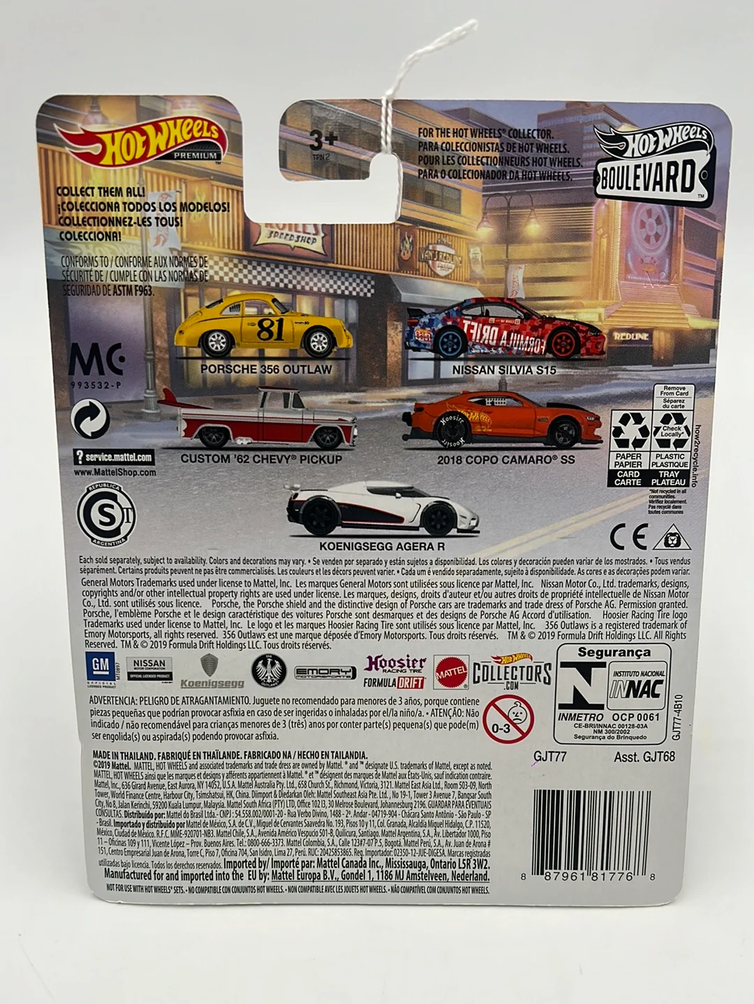 Hot Wheels Premium Boulevard #8 Custom ‘62 Chevy Pickup 262E - Image 6