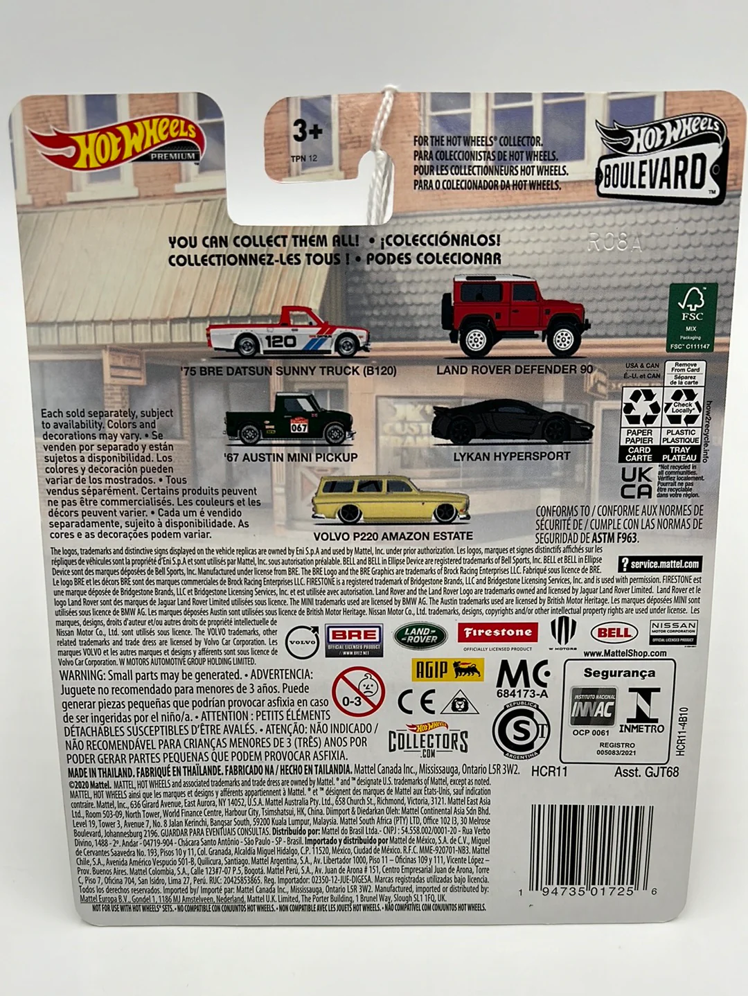 Hot Wheels Premium Boulevard #46 ‘75 BRE Datsun Sunny Truck (B120) 265H - Image 6