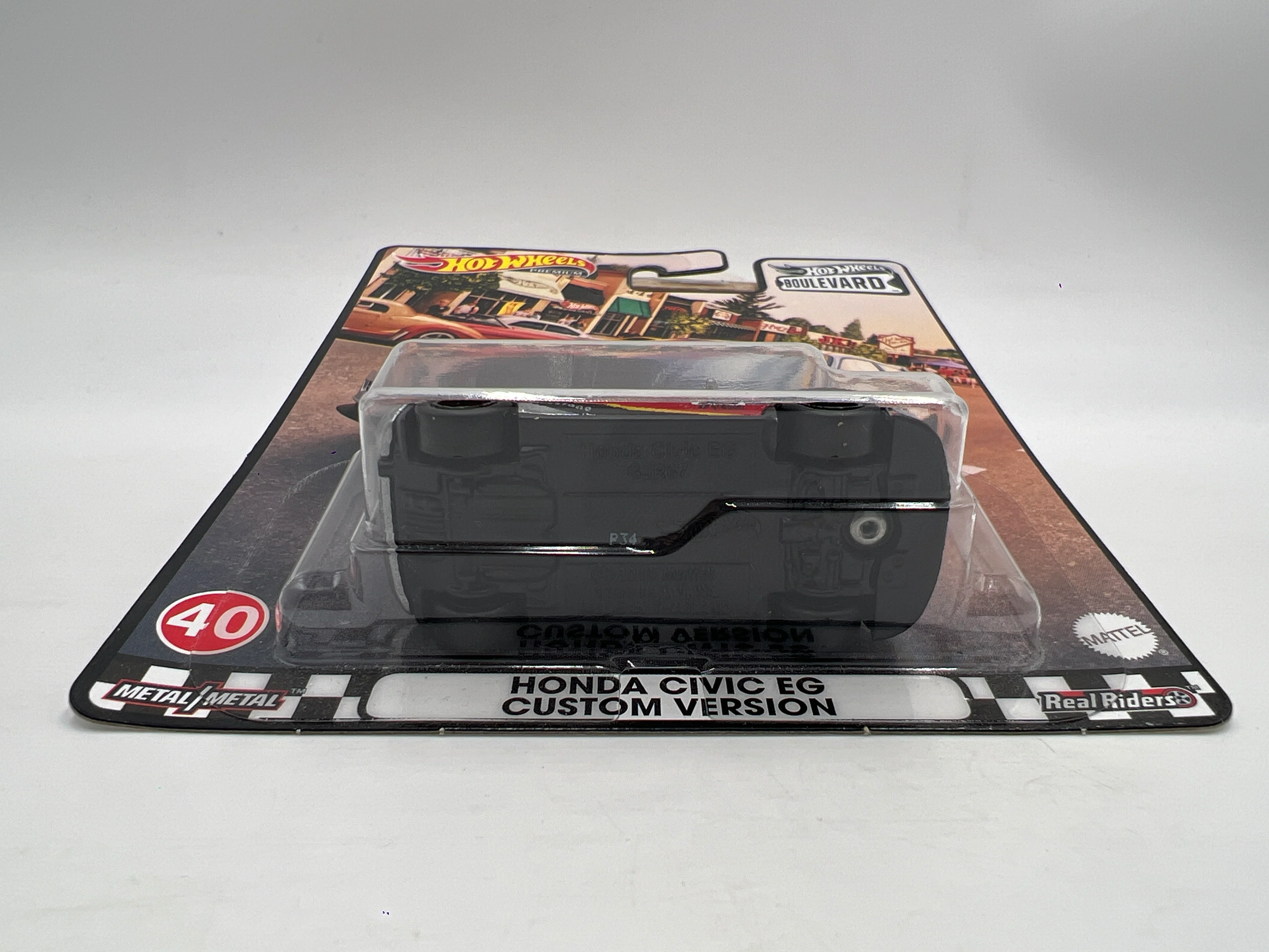 Hot Wheels Premium Boulevard #40 Honda Civic EG Custom Version W/Protector - Image 5