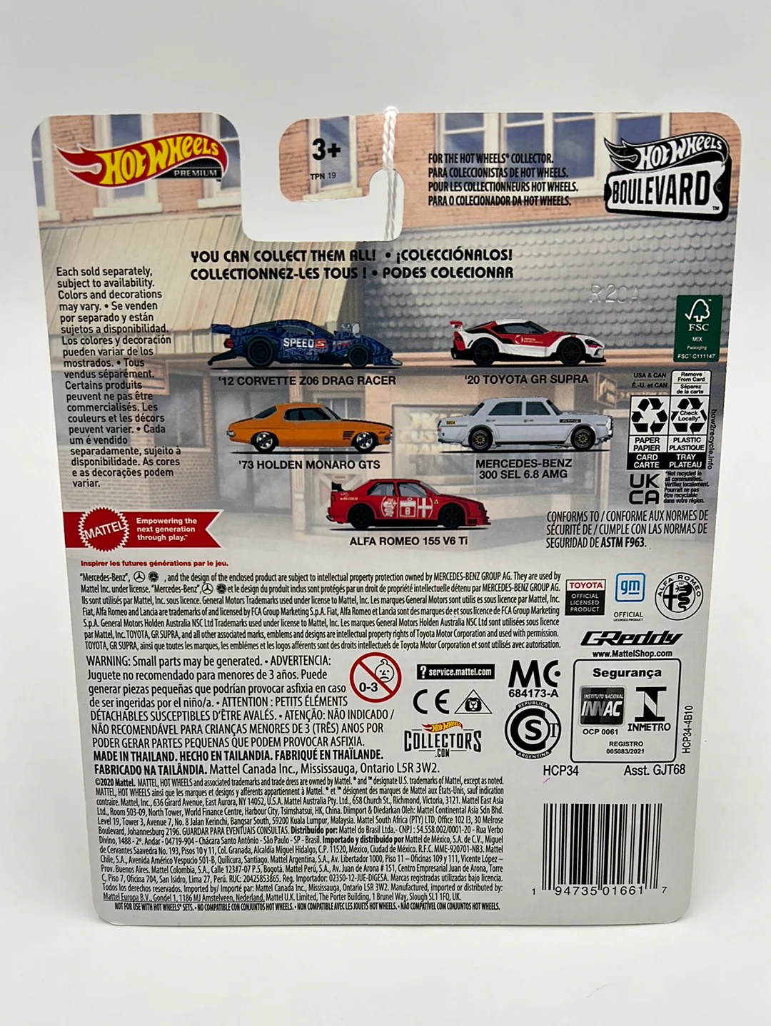 Hot Wheels Premium Boulevard #55 Alfa Romeo 155 V6 Ti 264C - Image 5