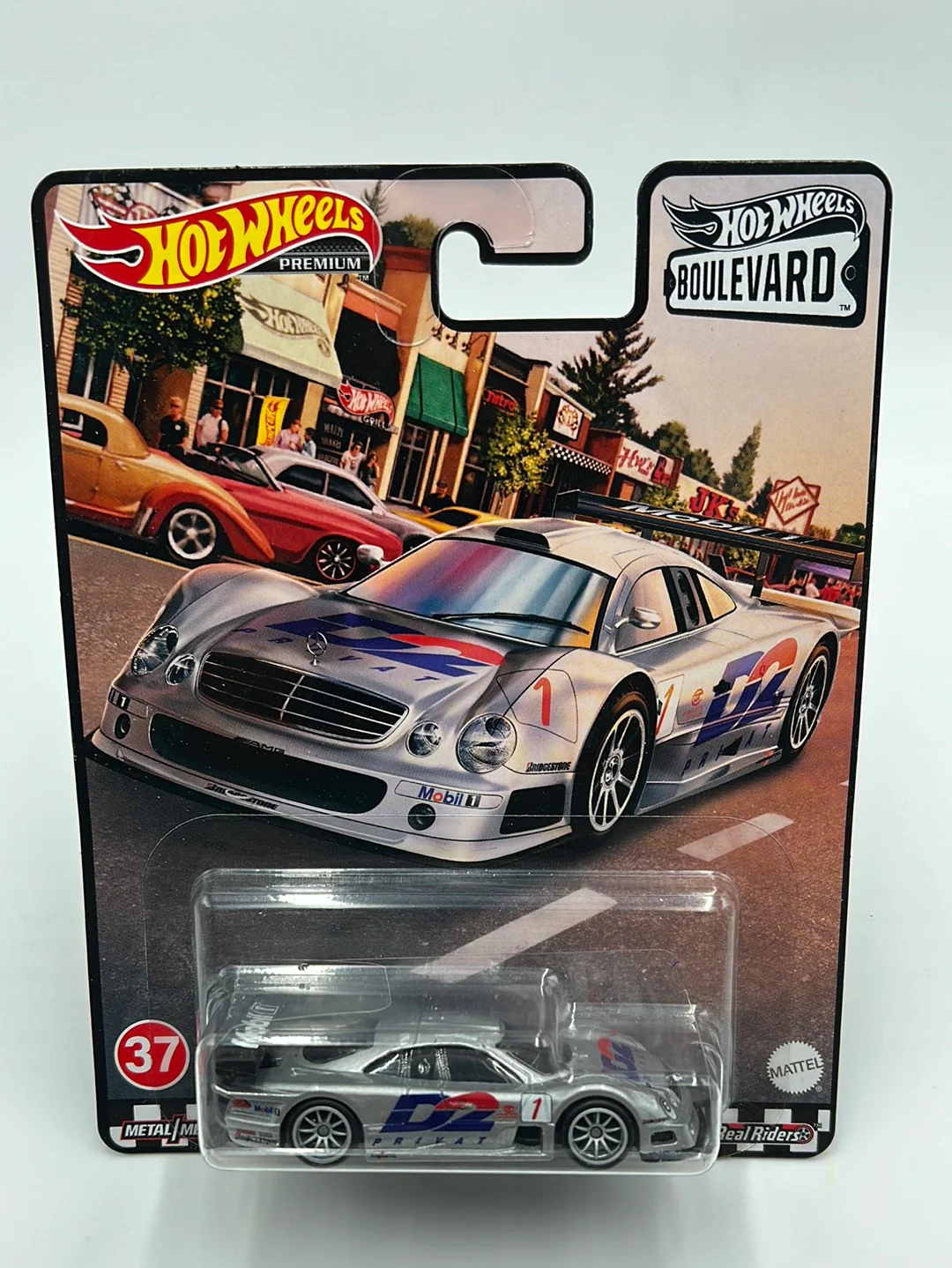 Hot Wheels Premium Boulevard #37 1997 Mercedes Benz CLK GTR - Image 2