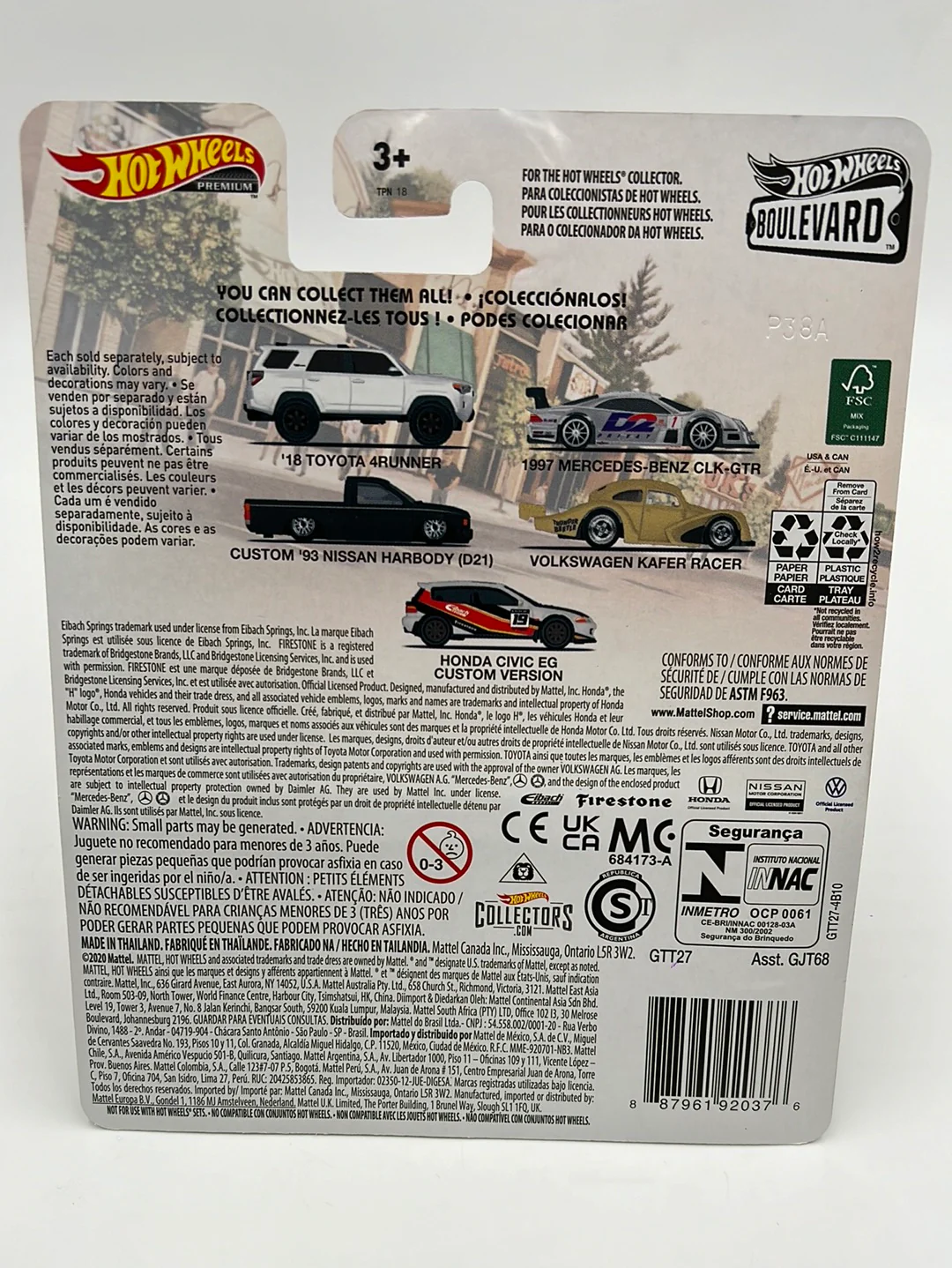 Hot Wheels Premium Boulevard #37 1997 Mercedes Benz CLK GTR - Image 6