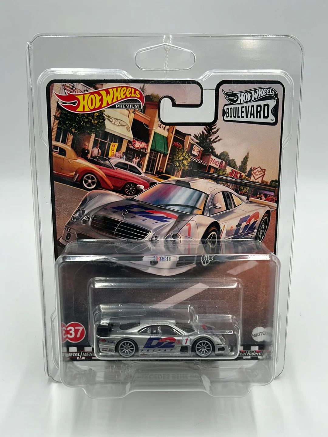 Hot Wheels Premium Boulevard #37 1997 Mercedes Benz CLK GTR - Image 7