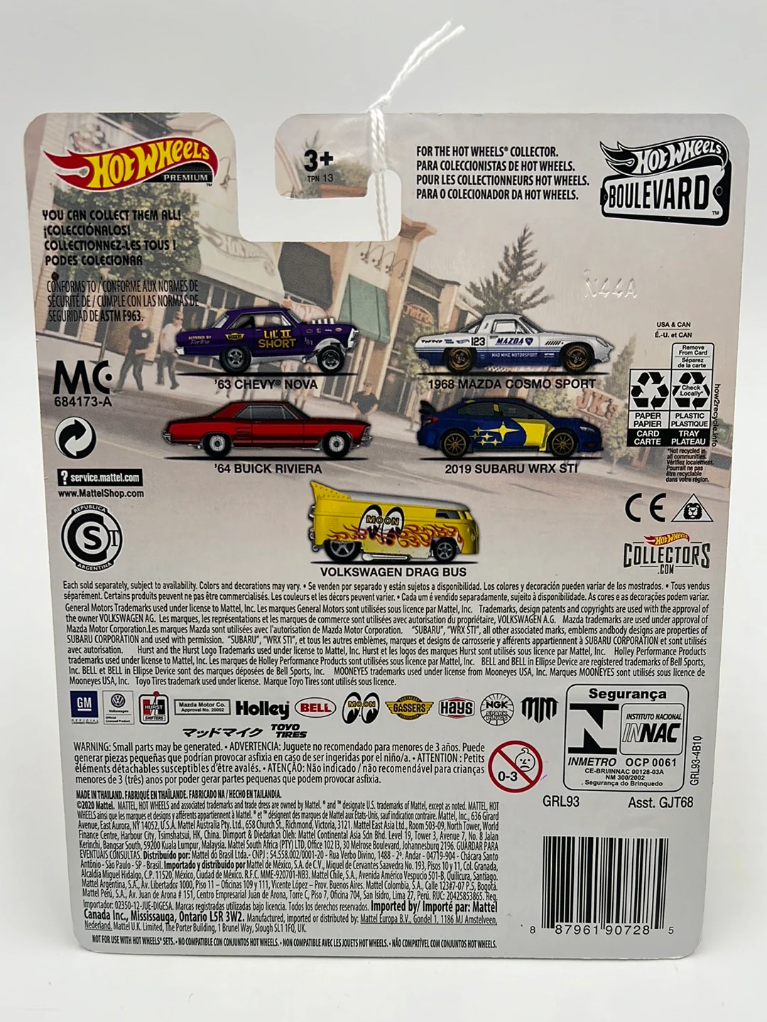 Hot Wheels Premium Boulevard #25 Volkswagen Drag Bus Mooneyes 263E - Image 6