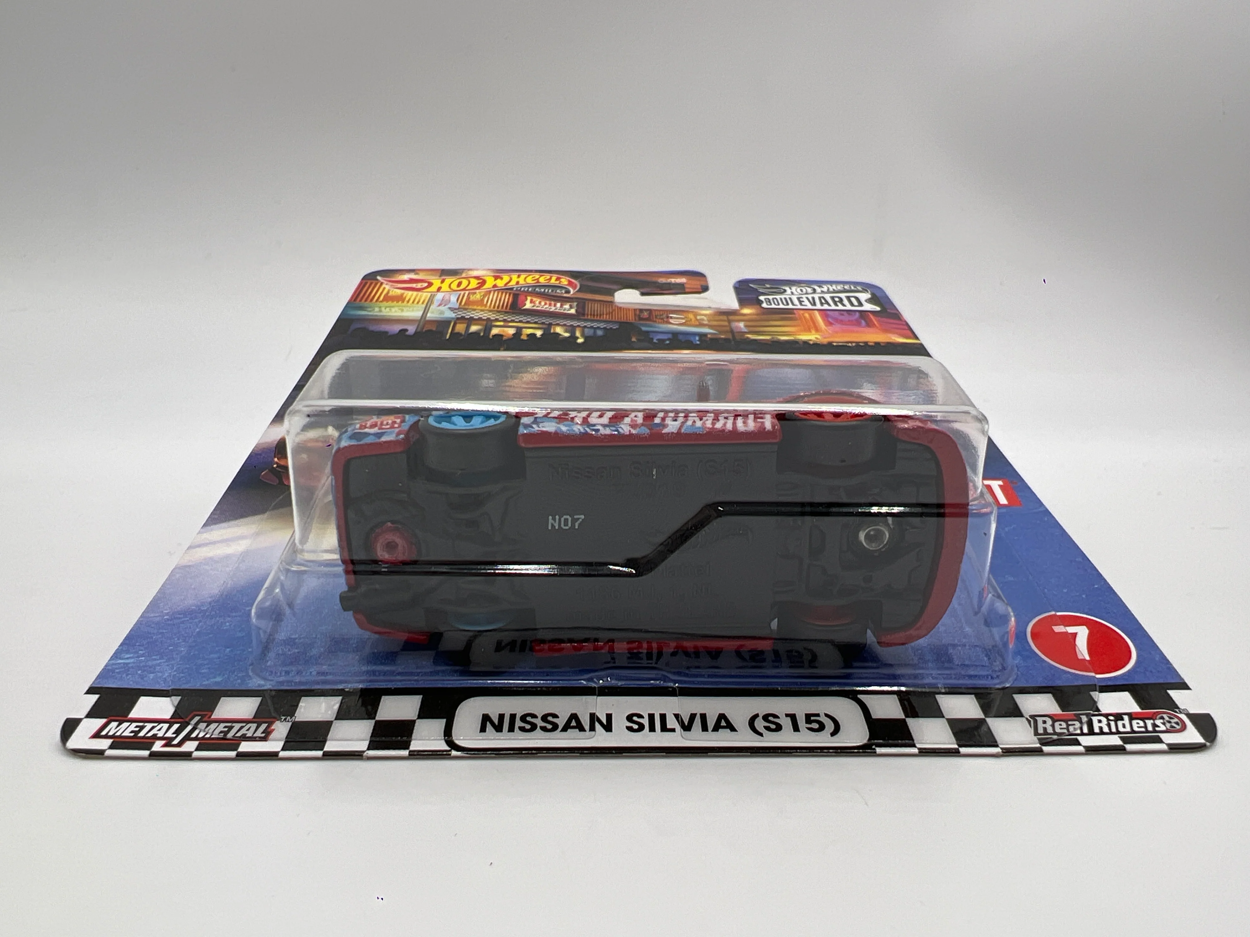 Hot Wheels Premium Boulevard #7 Nissan Silvia S15 Formula Drift W/Protector - Image 5