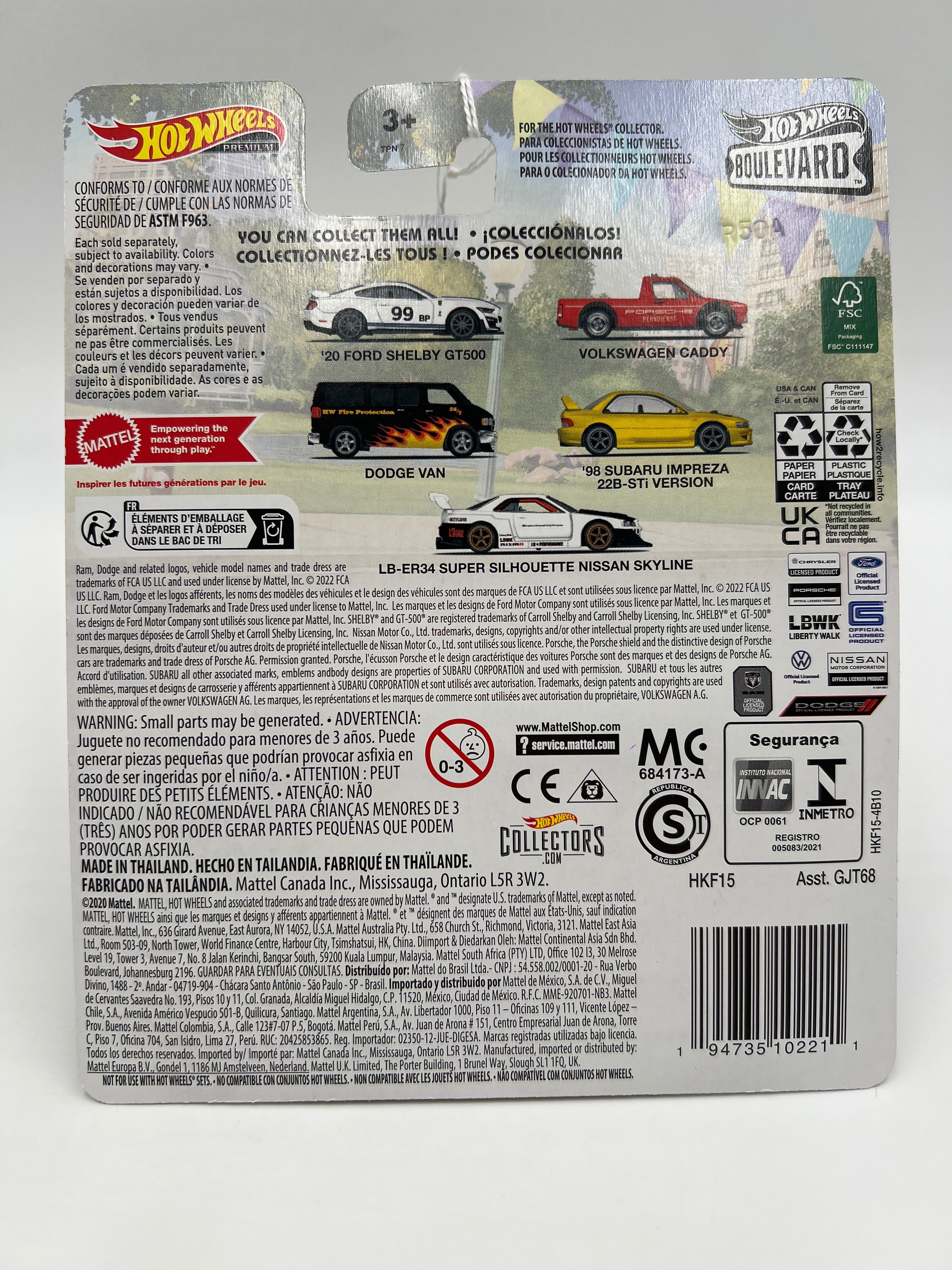 Hot Wheels Premium Boulevard #68 Dodge Van Black 265A - Image 6