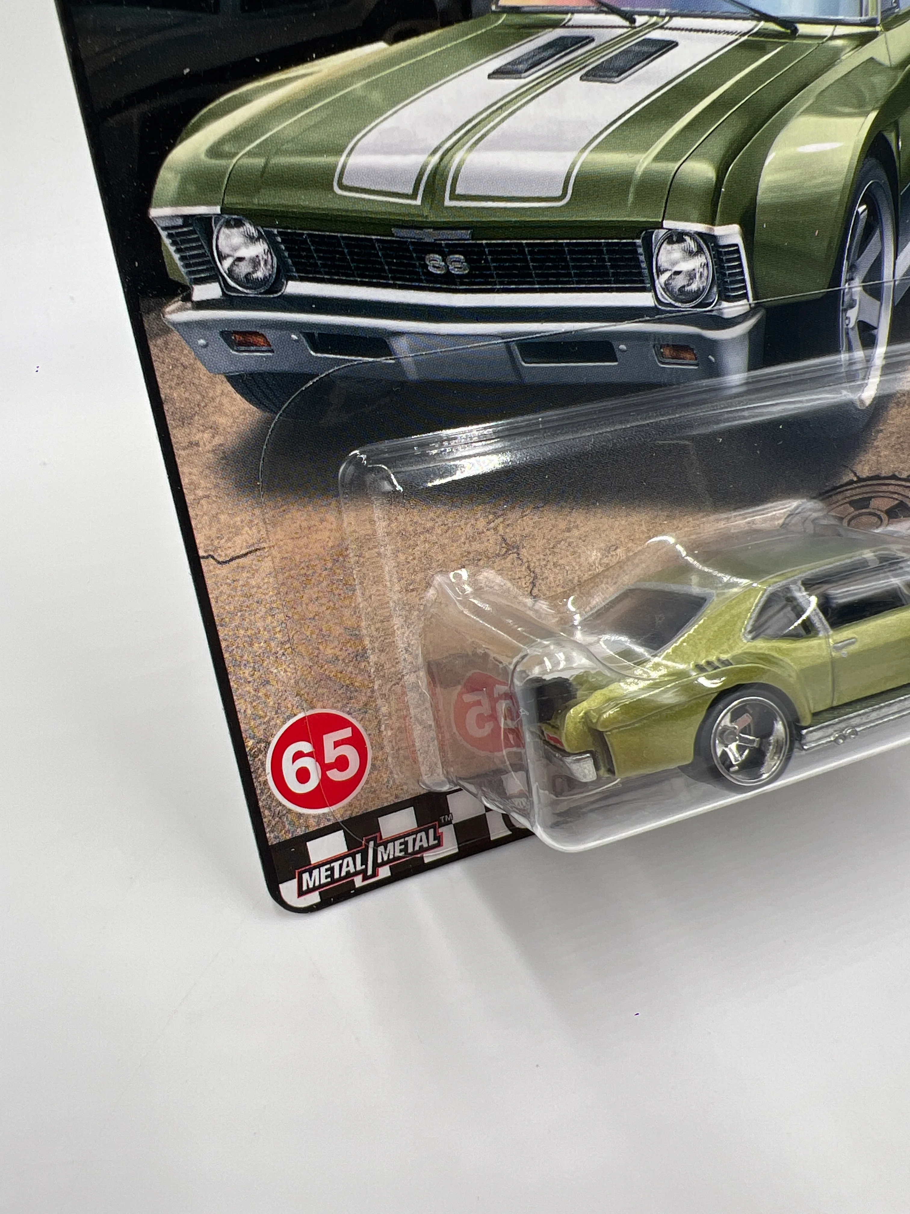 Hot Wheels Premium Boulevard #65 Custom 70 Chevy Nova Green 265B - Image 4