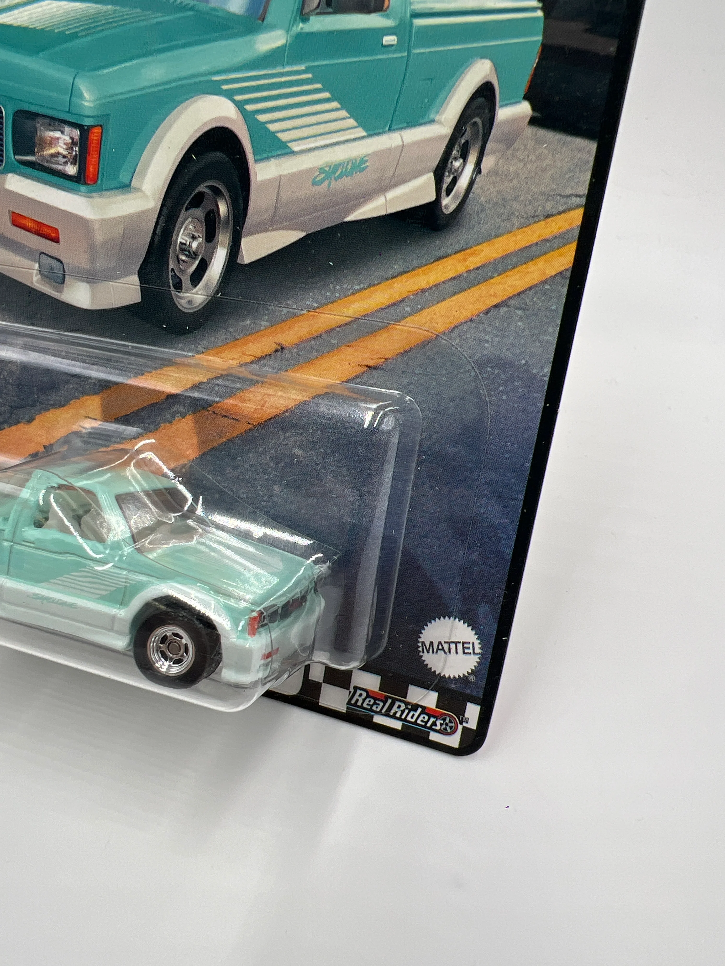 Hot Wheels Premium Boulevard #80 91 GMC Syclone Light Blue 260B - Image 3