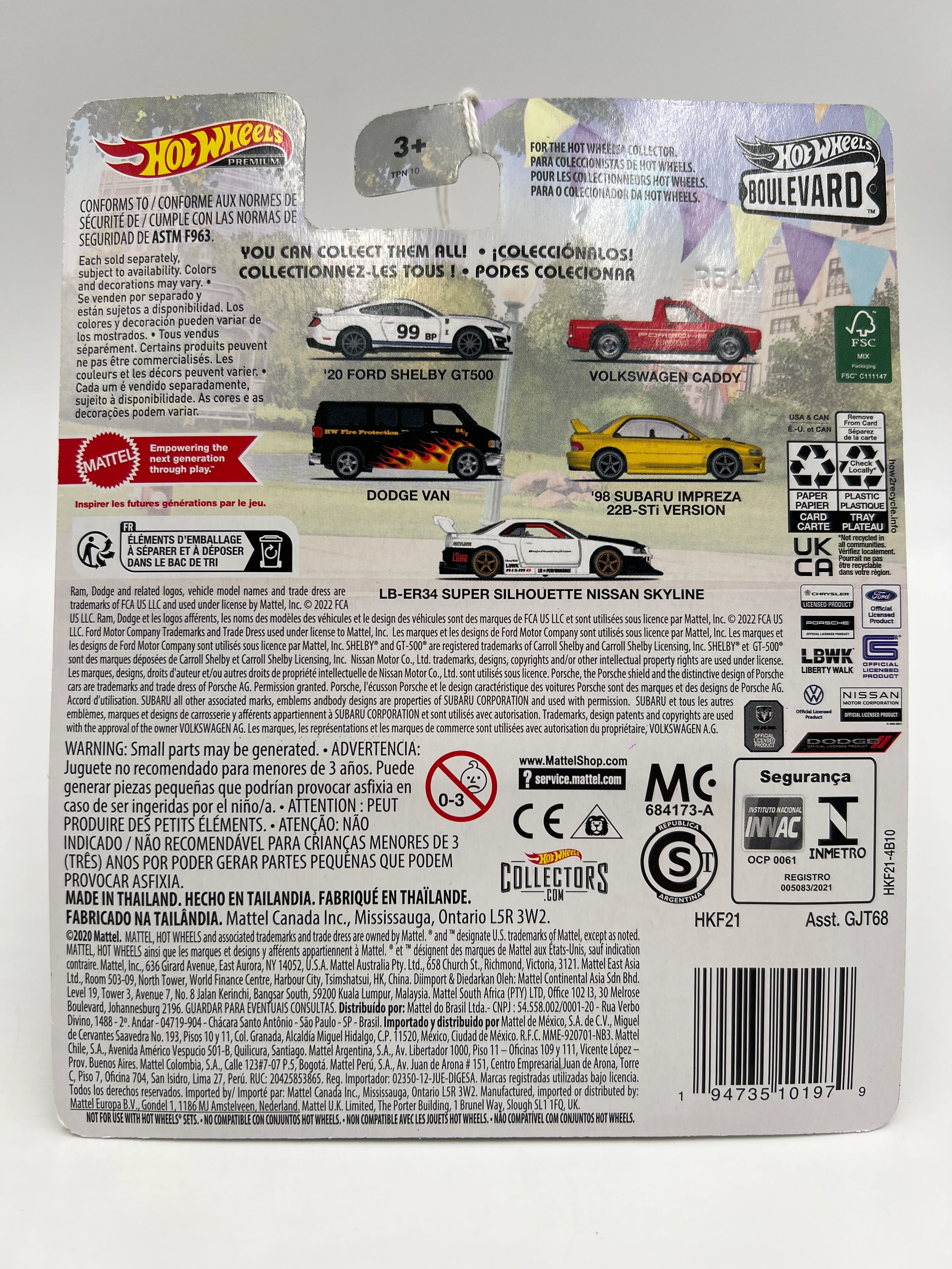 Hot Wheels Premium Boulevard #70 LB-ER34 Super Silhouette Nissan Skyline White - Image 6