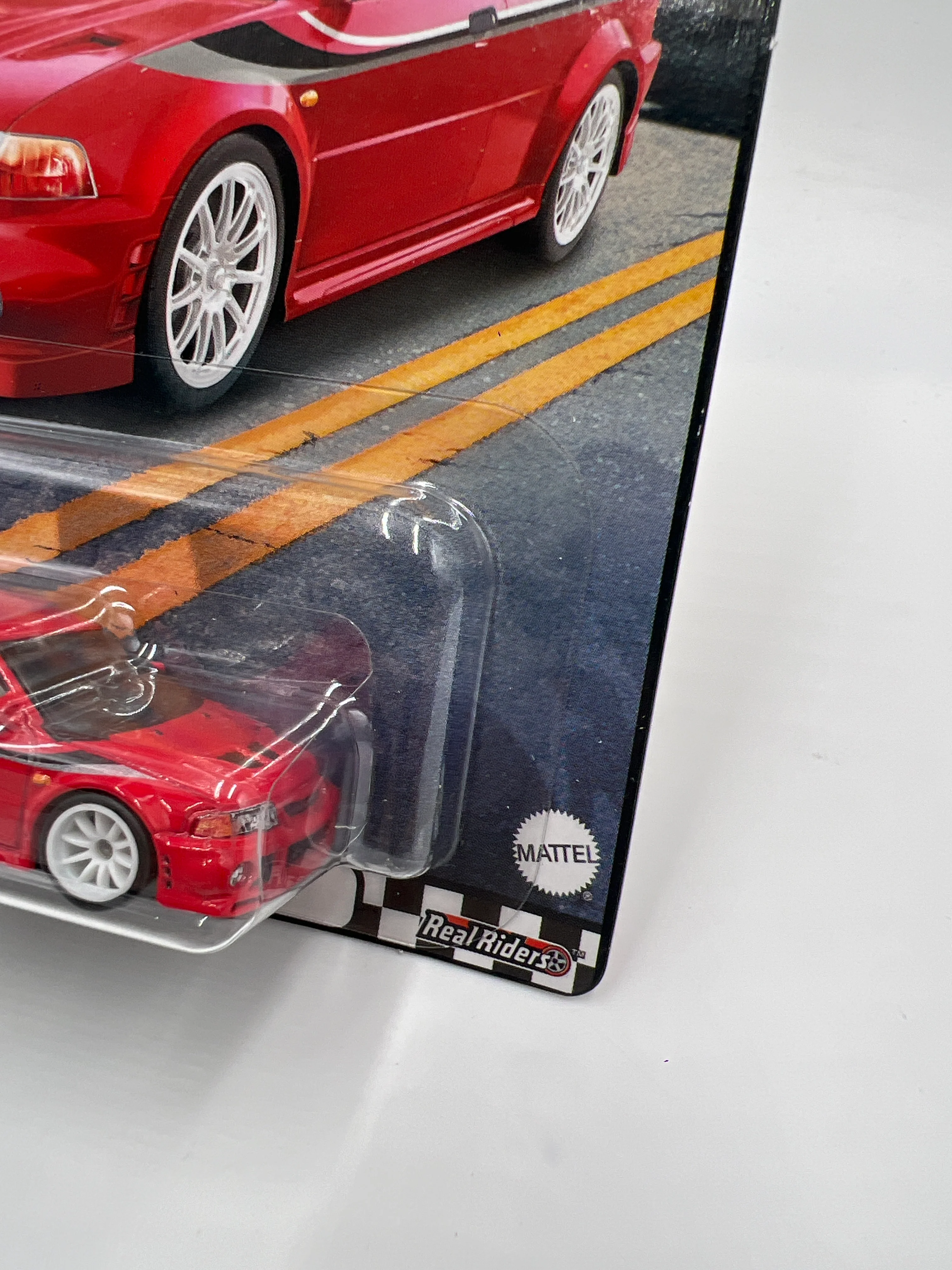 Hot Wheels Premium Boulevard #79 Mitsubishi Lancer Evolution VI Red W/Protector - Image 3