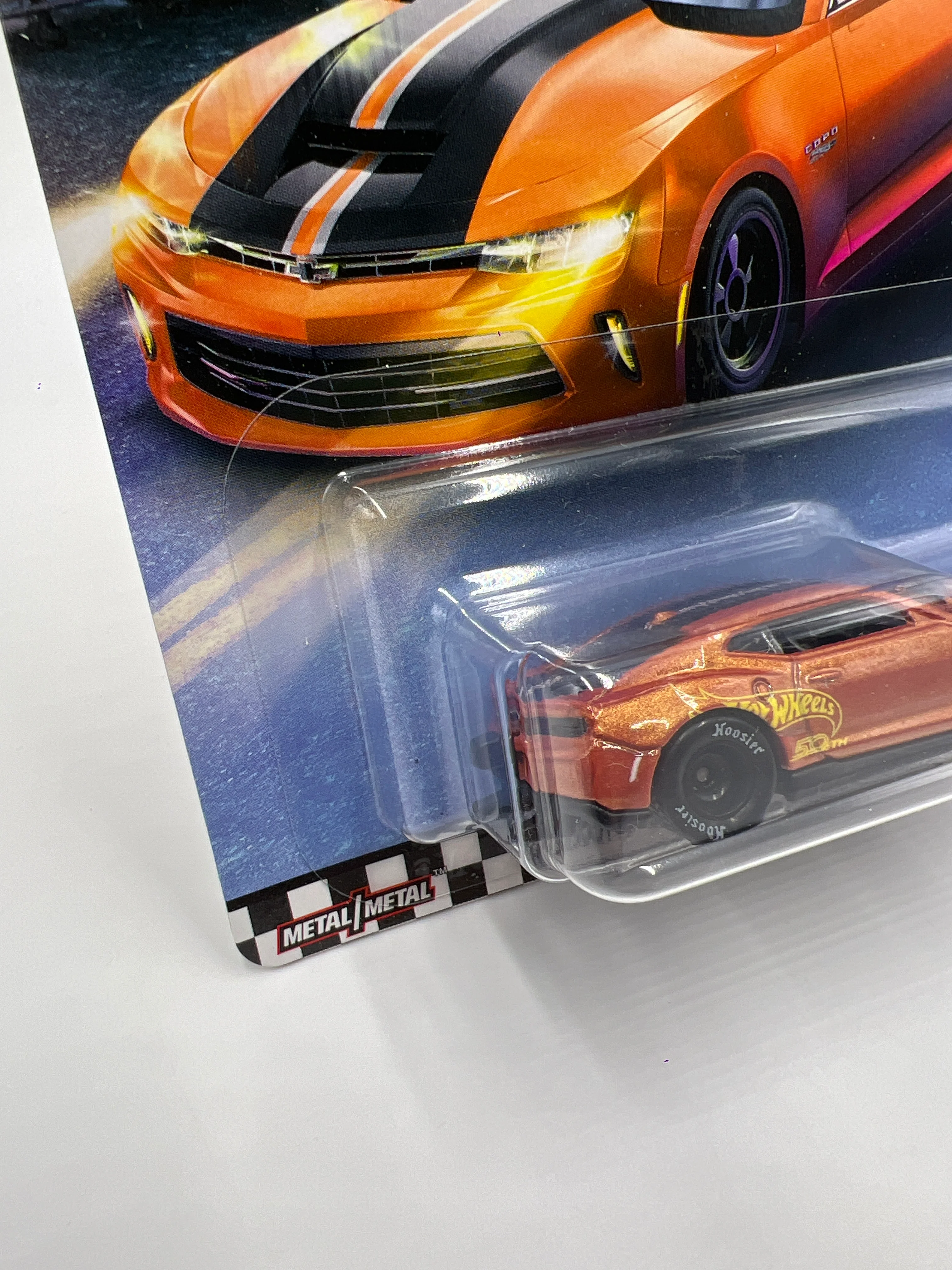 Hot Wheels Premium Boulevard #9 2018 Copo Camaro SS Orange W/Protector - Image 4