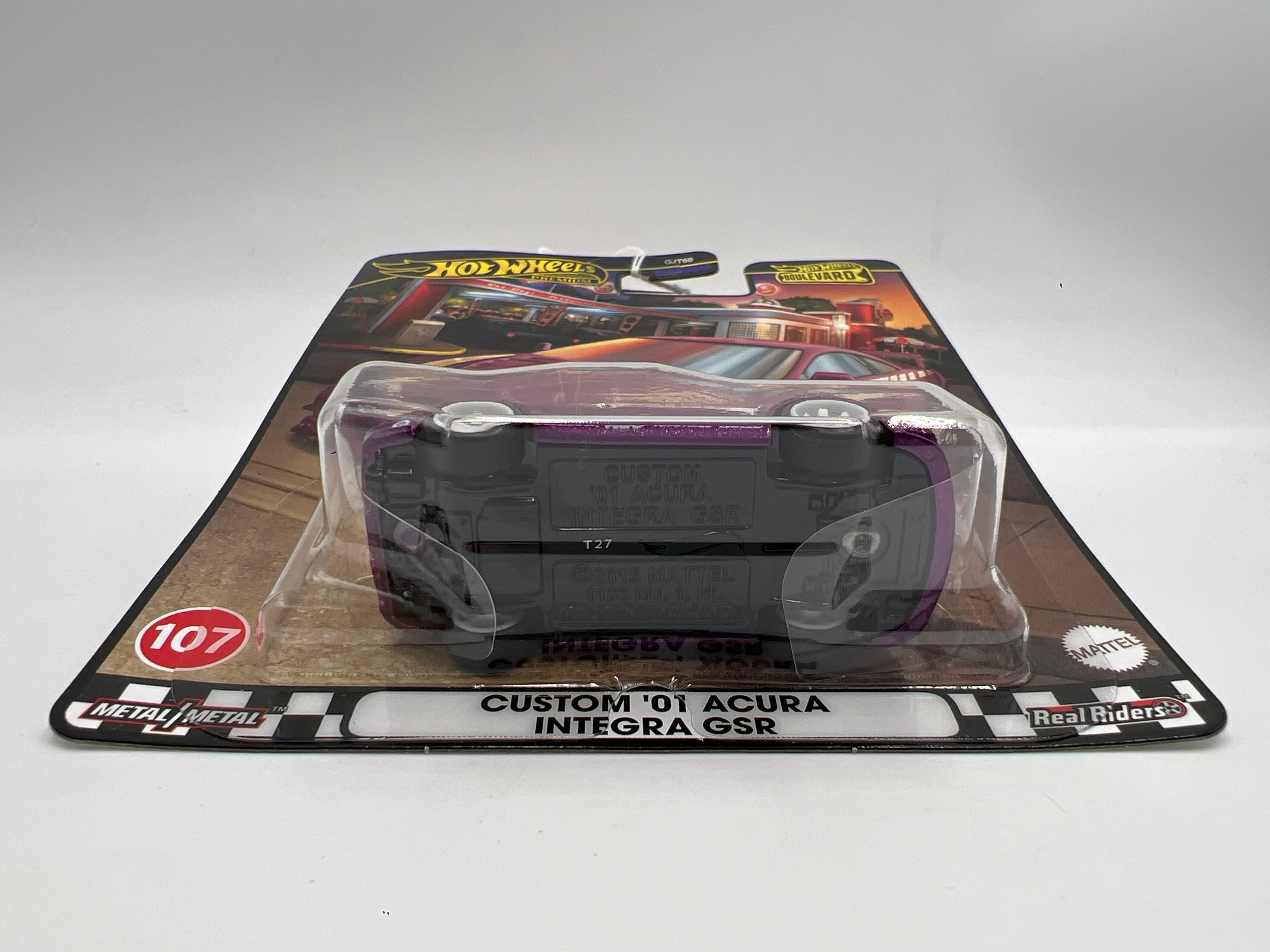 Hot Wheels Premium Boulevard #107 Custom 01 Acura Integra GSR Purple 259F - Image 5