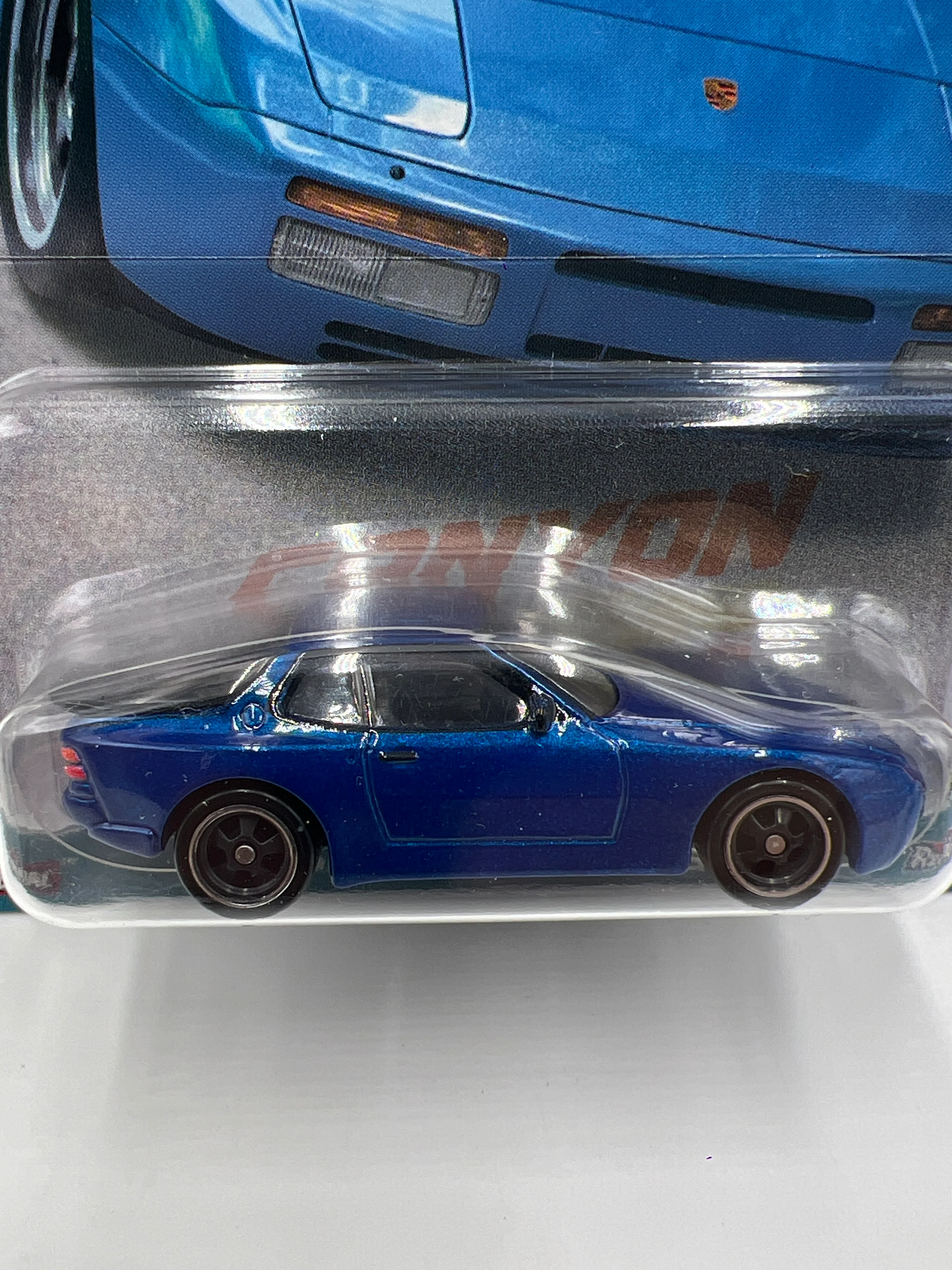 Hot Wheels Premium Canyon Warriors #3 89 Porsche 944 Turbo Blue 258C - Image 2