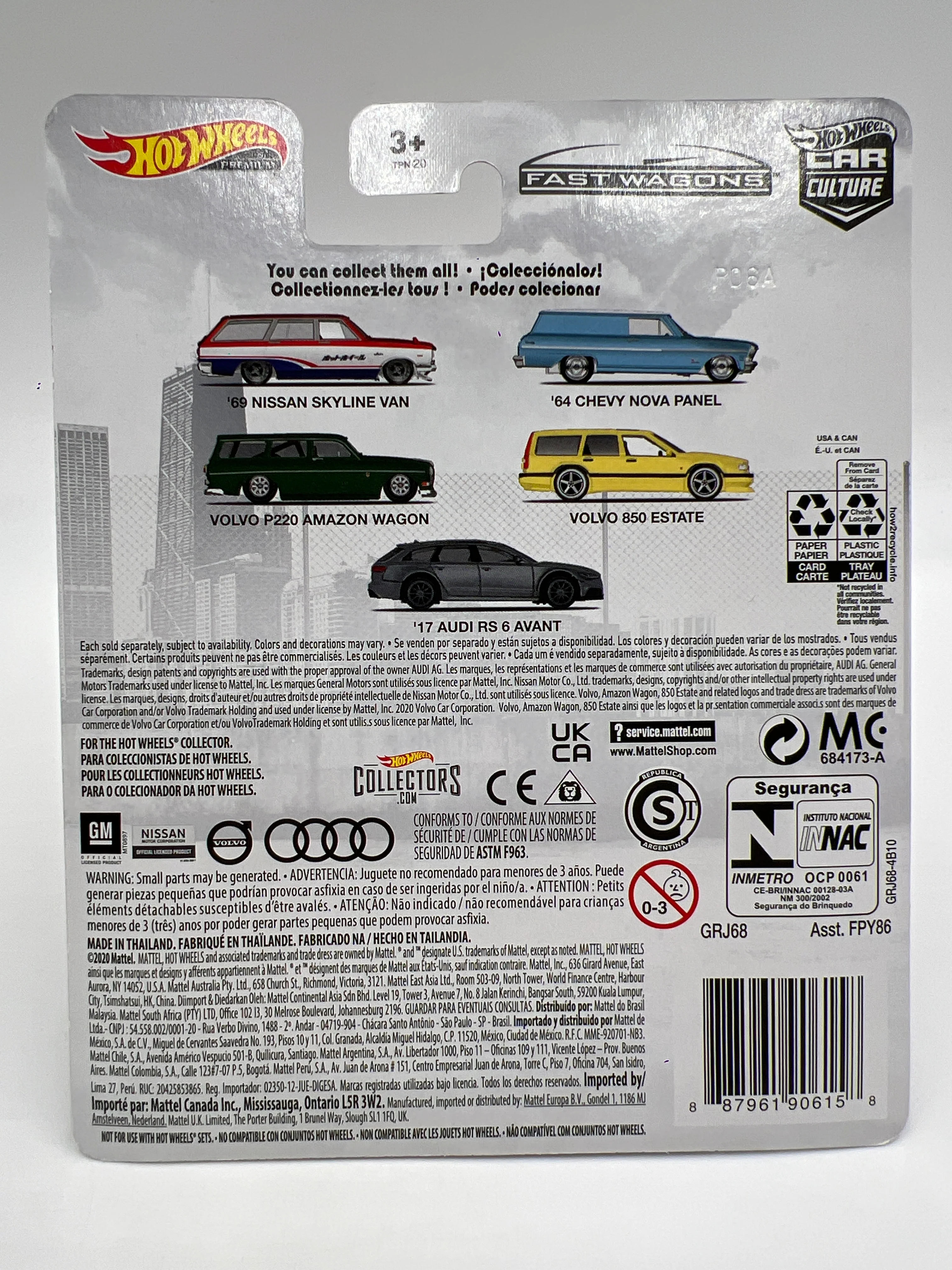 Hot Wheels Premium Fast Wagons #1 69 Nissan Skyline Van 241H - Image 6