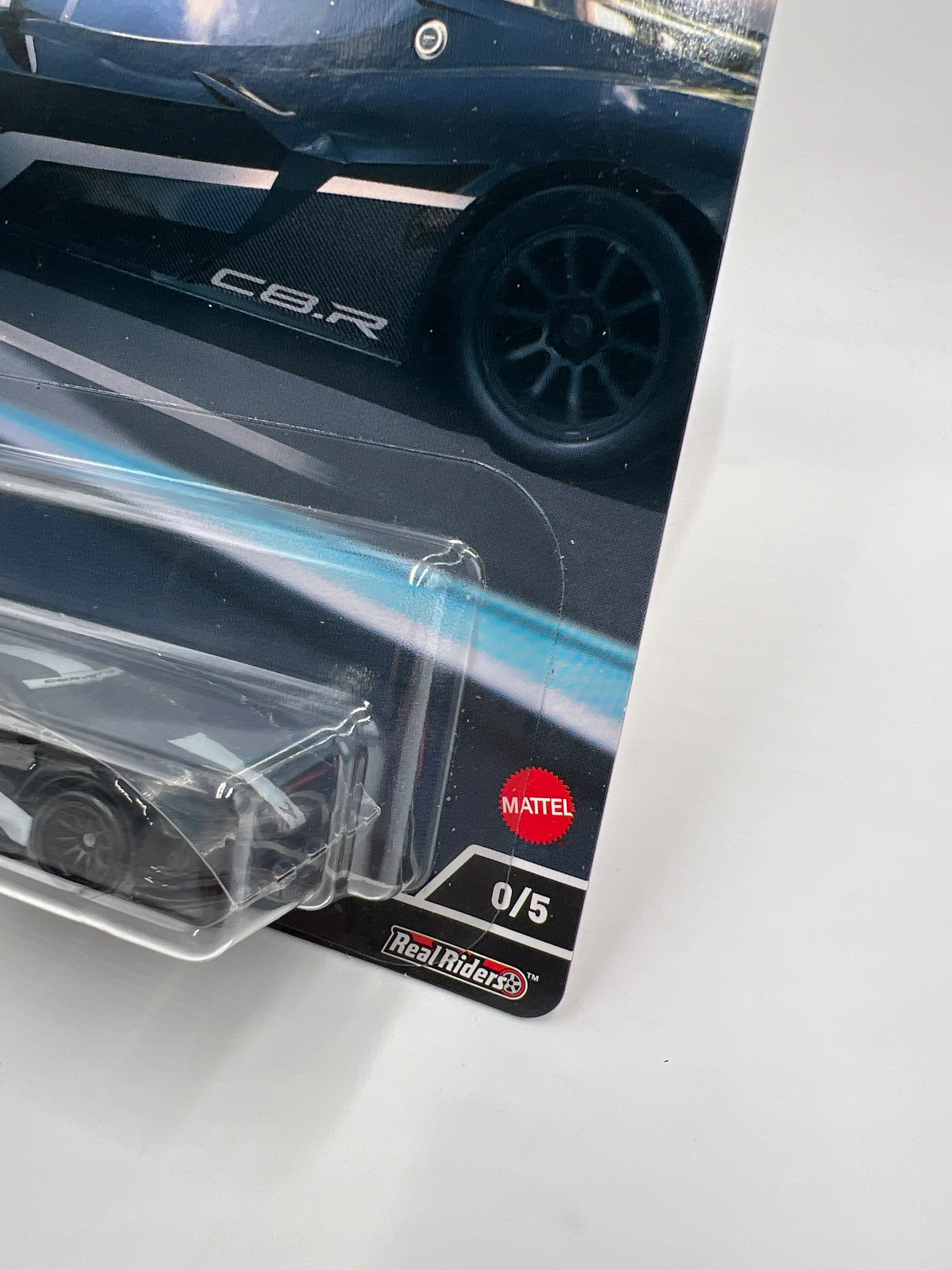 Hot Wheels Premium Car Culture American Scene CHASE #0 Corvette C8.R Black W/Protector - Image 3