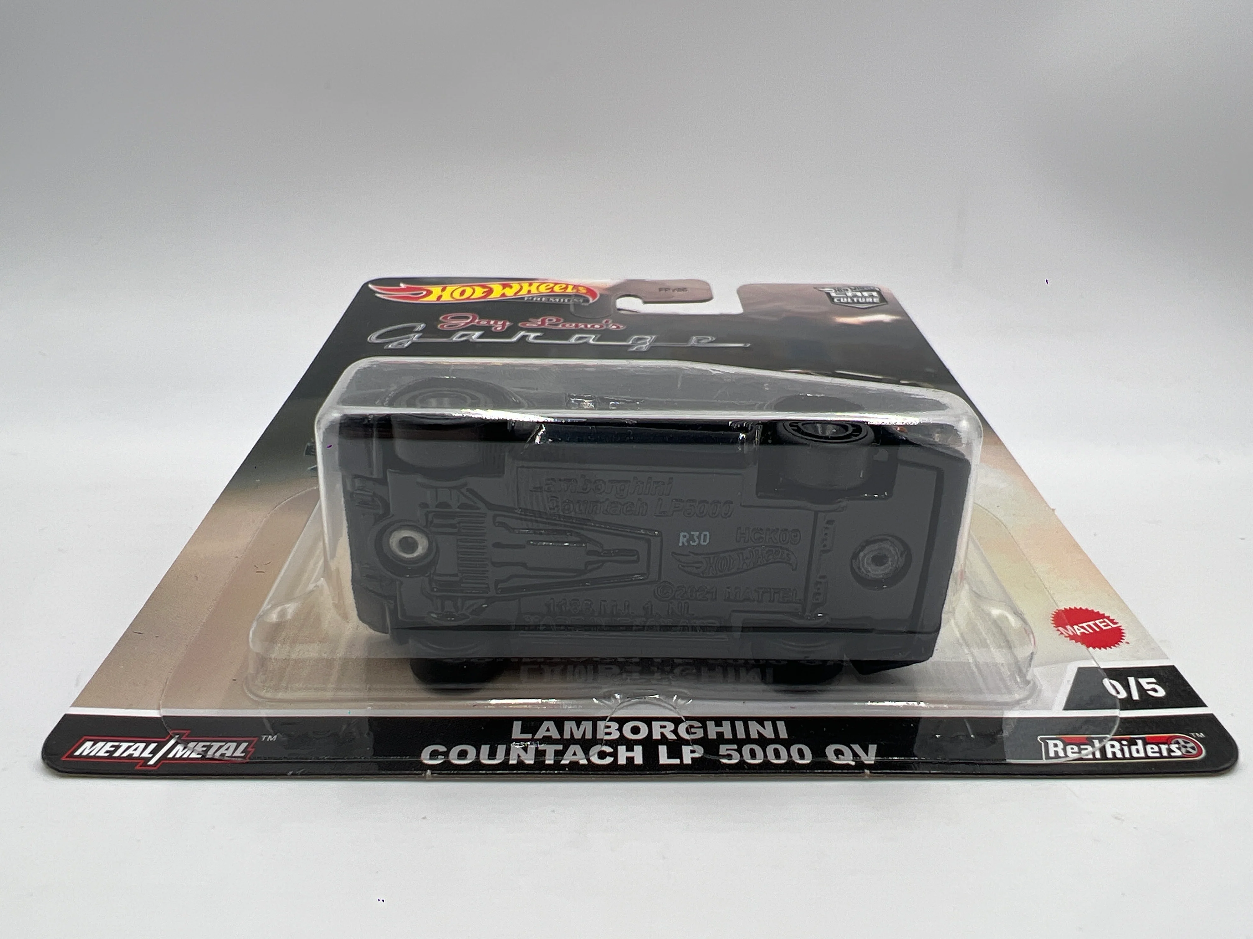 Hot Wheels Premium CHASE Jay Lenos Garage #0 Lamborghini Countach LP 5000 QV Black W/Protector - Image 5