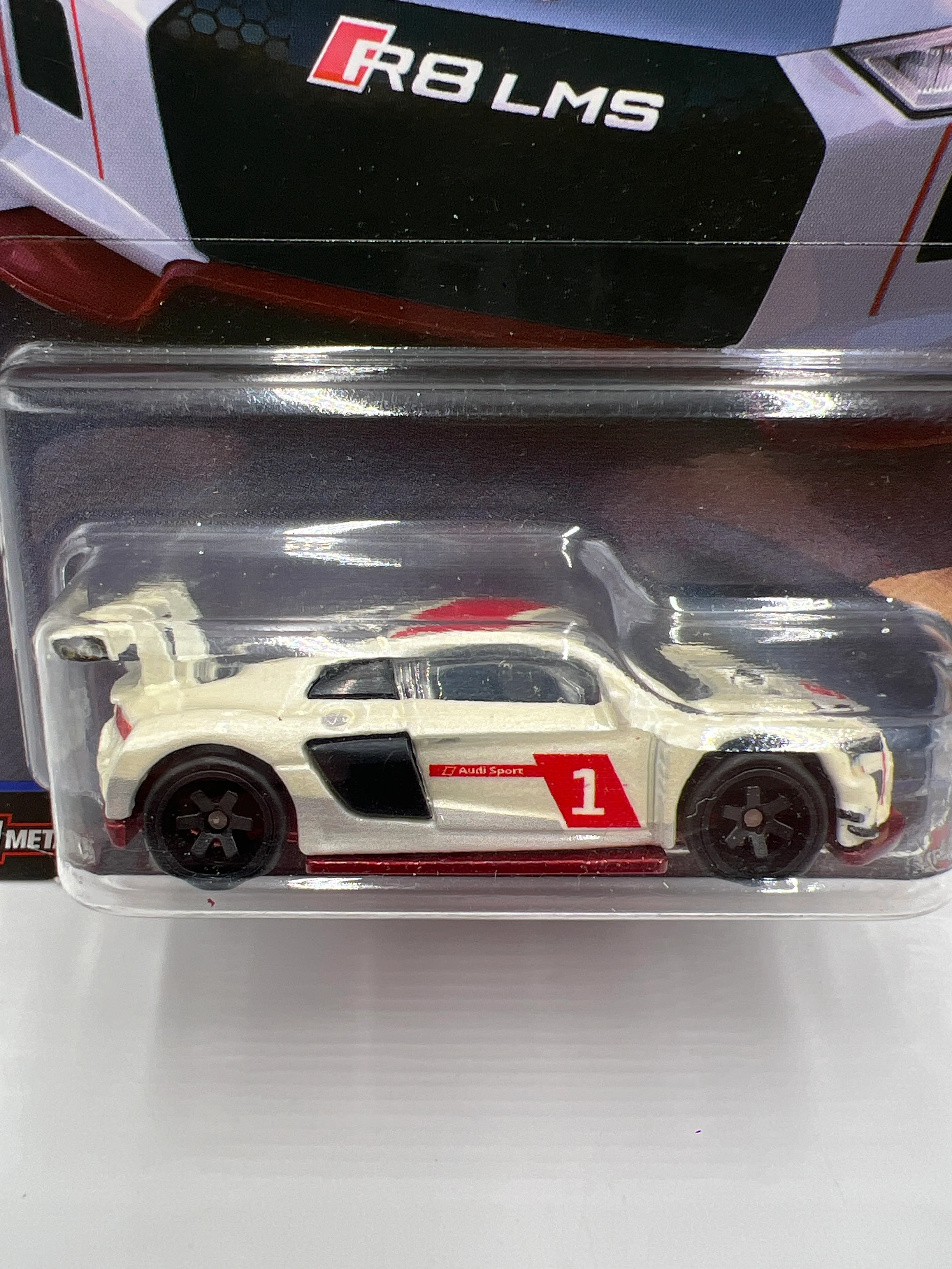 Hot Wheels Premium Open Track #5 Audi R8 LMS White 245M - Image 2