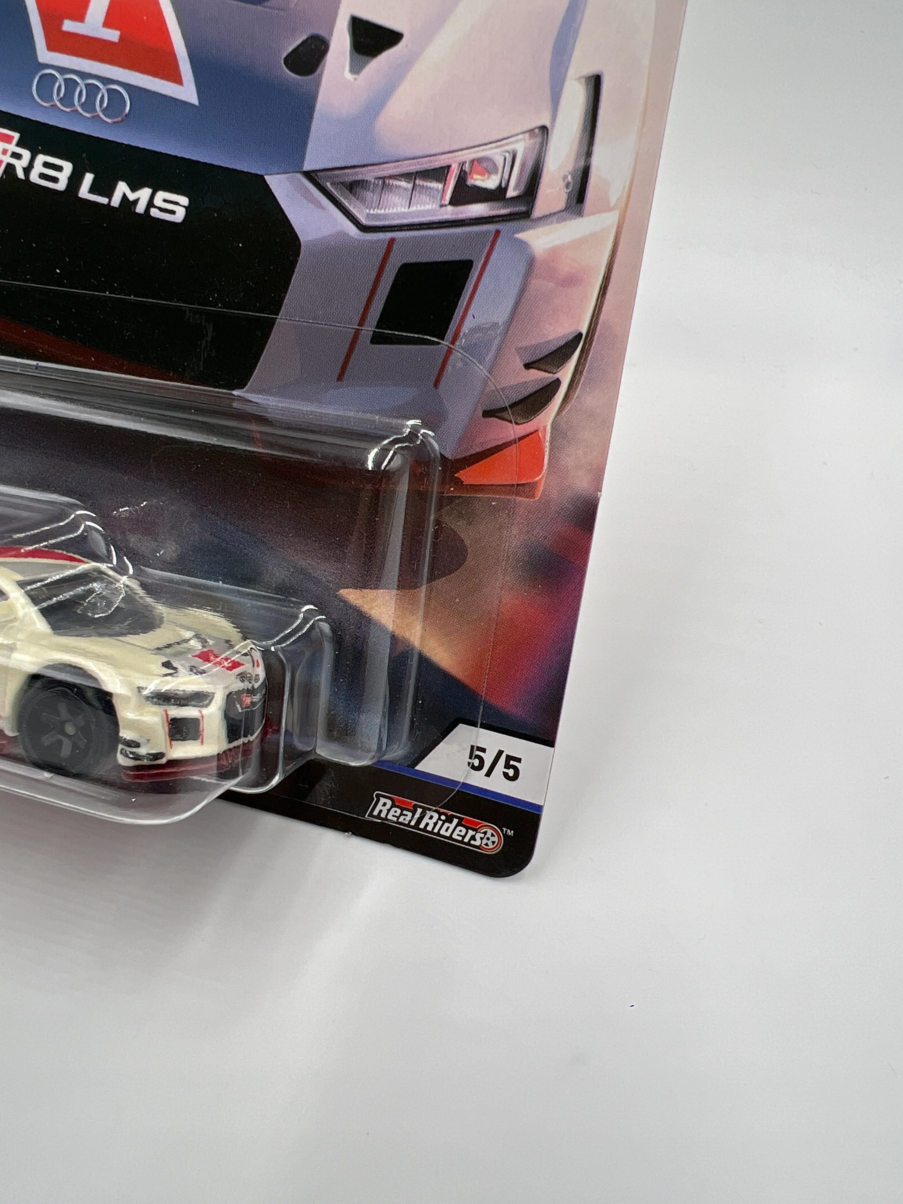 Hot Wheels Premium Open Track #5 Audi R8 LMS White 245M - Image 3