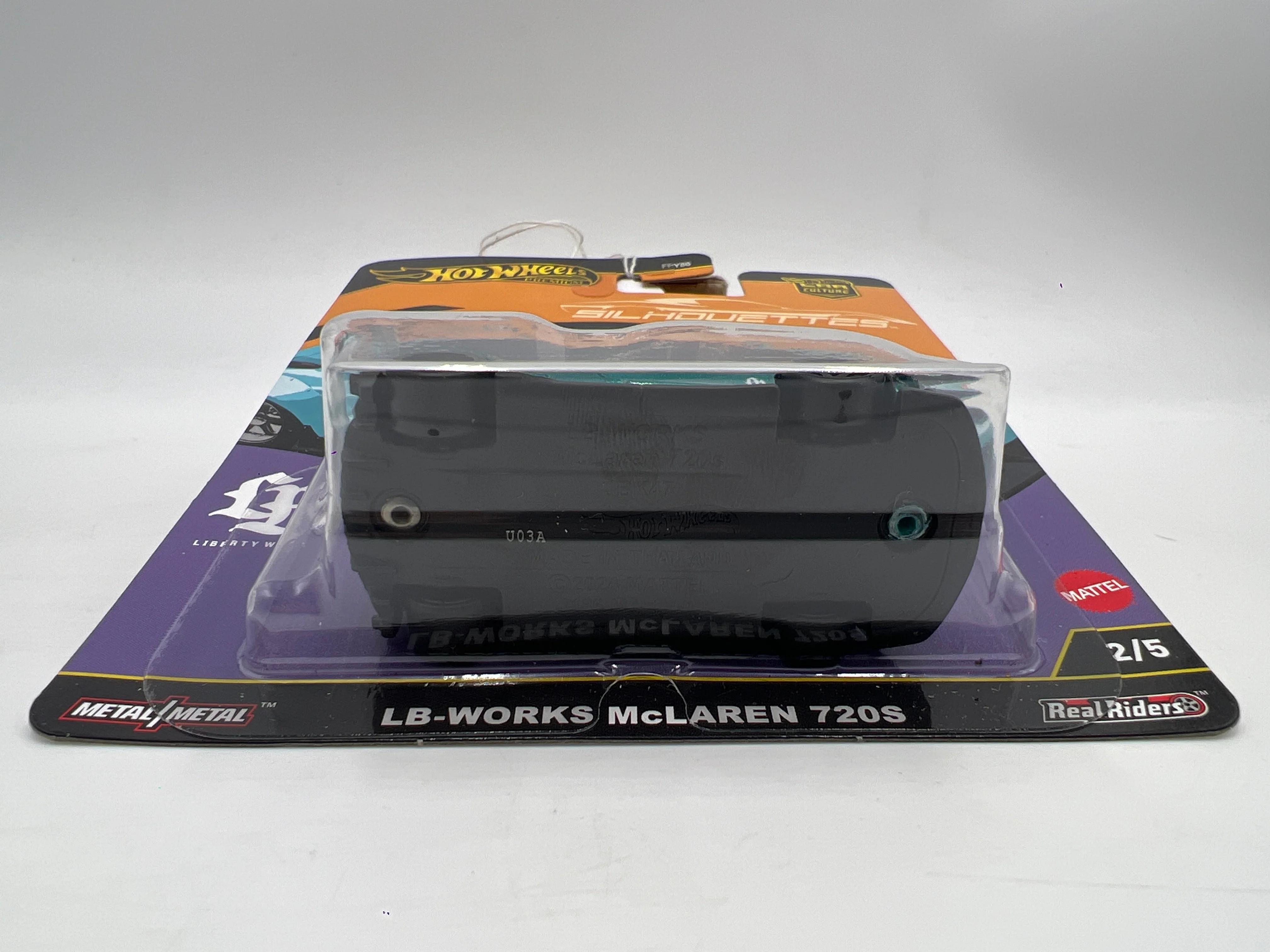 Hot Wheels Premium Car Culture Silhouettes #2 LB-Works McLaren 720S Teal Blue LBWK 257D - Image 5