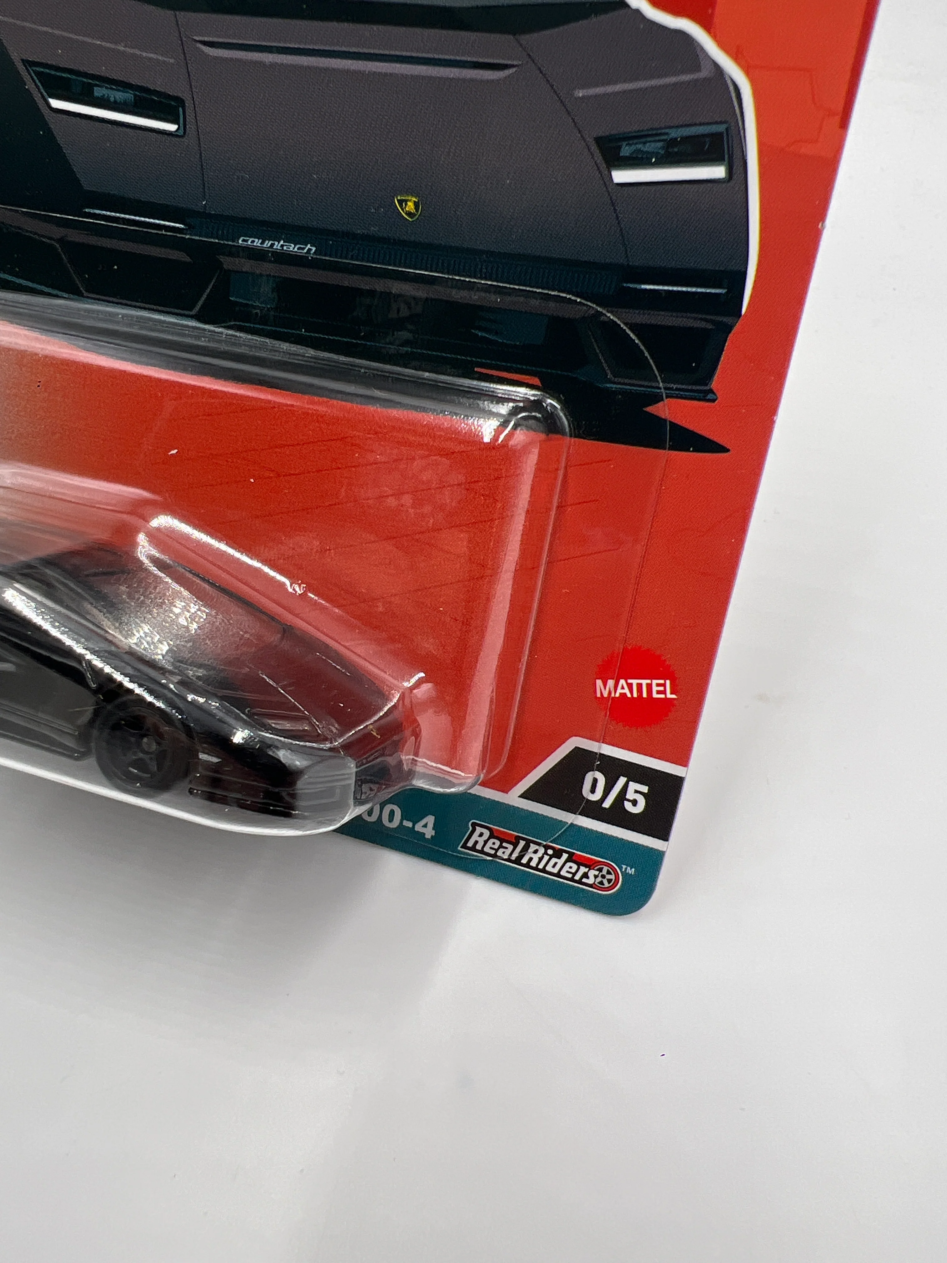 Hot Wheels Premium Car Culture Spettacolare CHASE #0 Lamborghini Countach LPI 800-4 Black W/Protector - Image 3