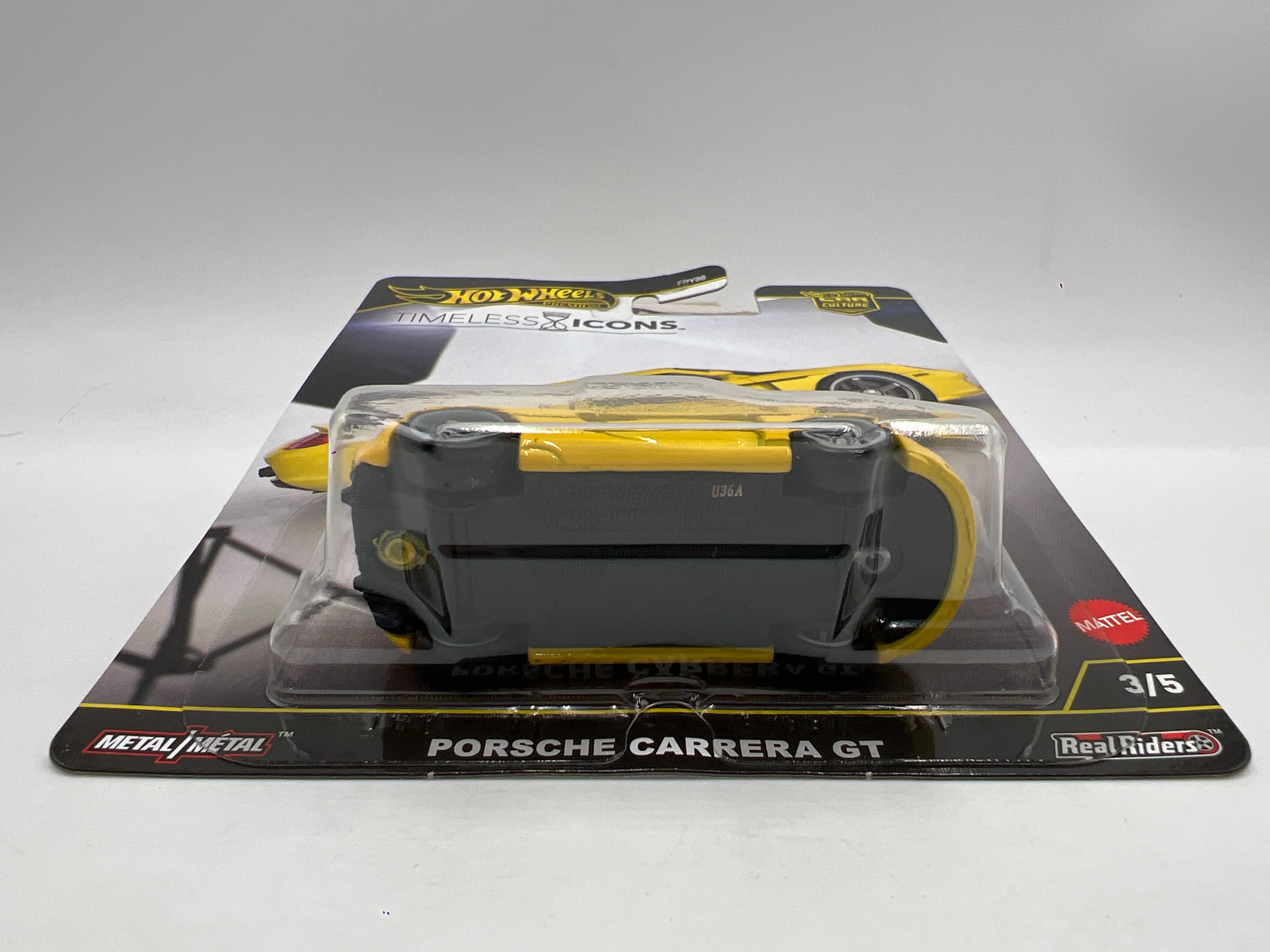 Hot Wheels Premium Car Culture Timeless Icons #3 Porsche Carrera GT Yellow 252i - Image 5