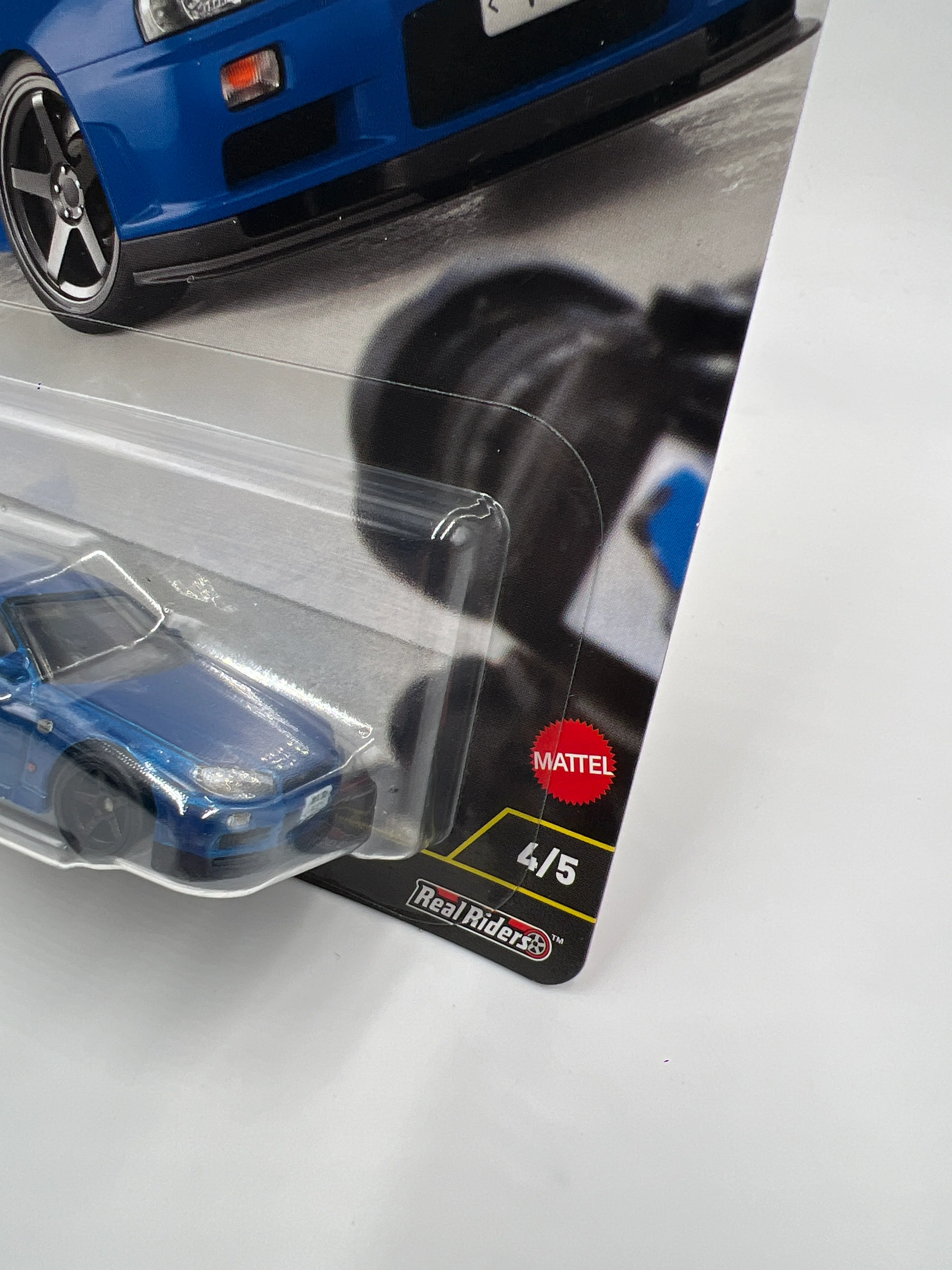 Hot Wheels Premium Car Culture Timeless Icons #4 Nissan Skyline GT-R V-Spec II BNR34 Blue 257D - Image 3