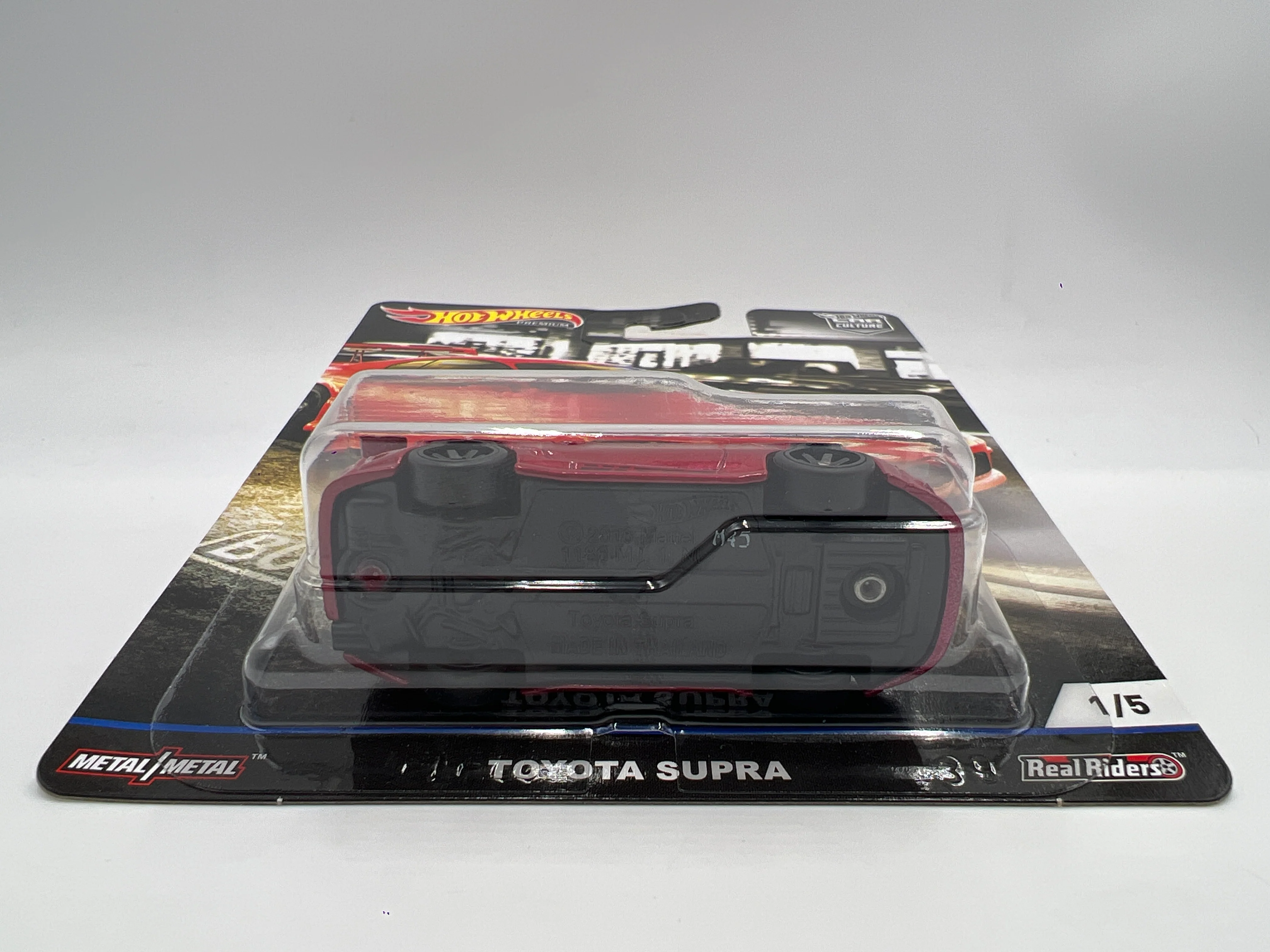 Hot Wheels Premium Cruise Boulevard #1 Toyota Supra Red W/Protector - Image 5