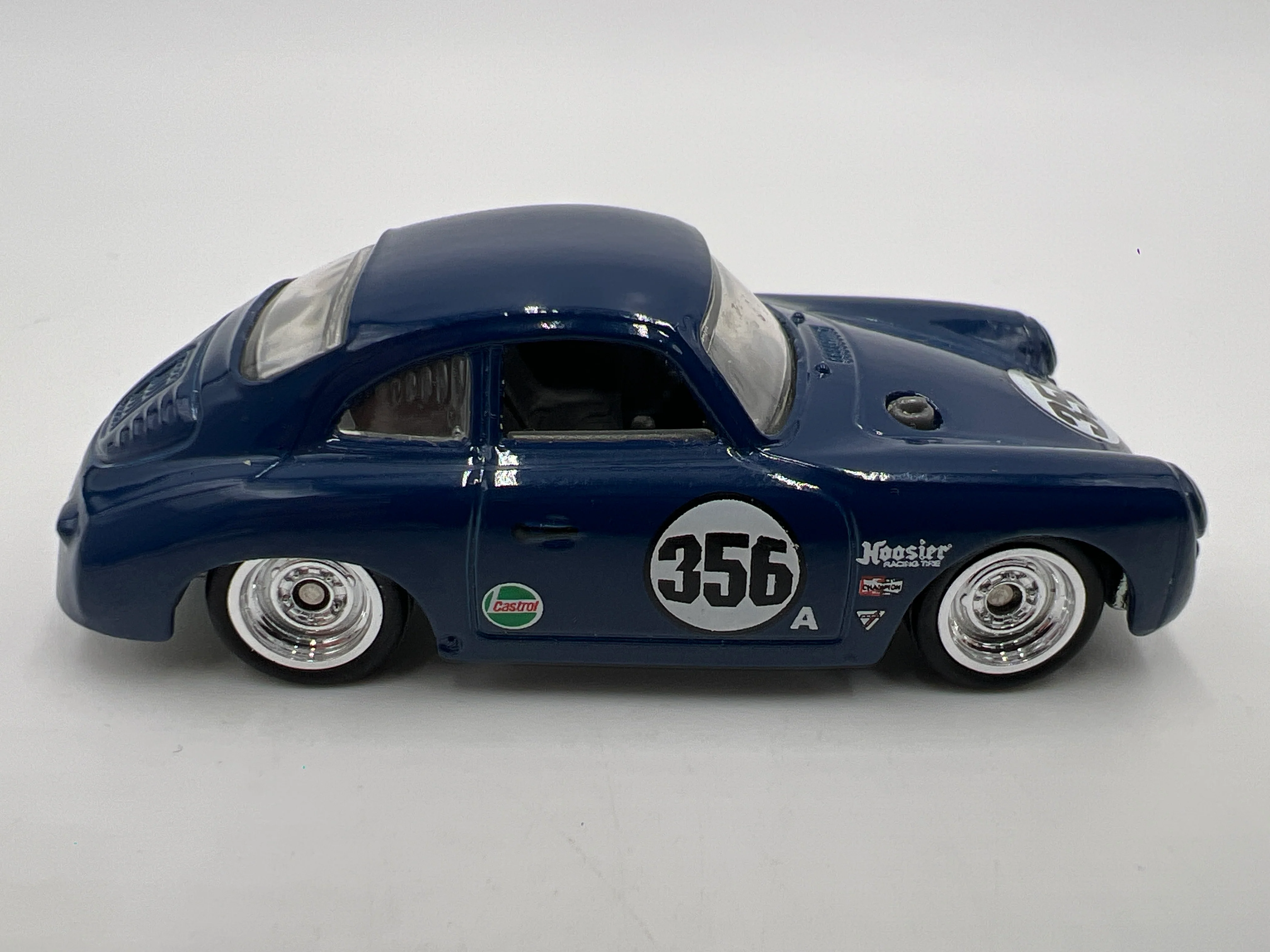 Hot Wheels Premium Air Cooled Porsche 356A Outlaw Blue Loose - Image 3