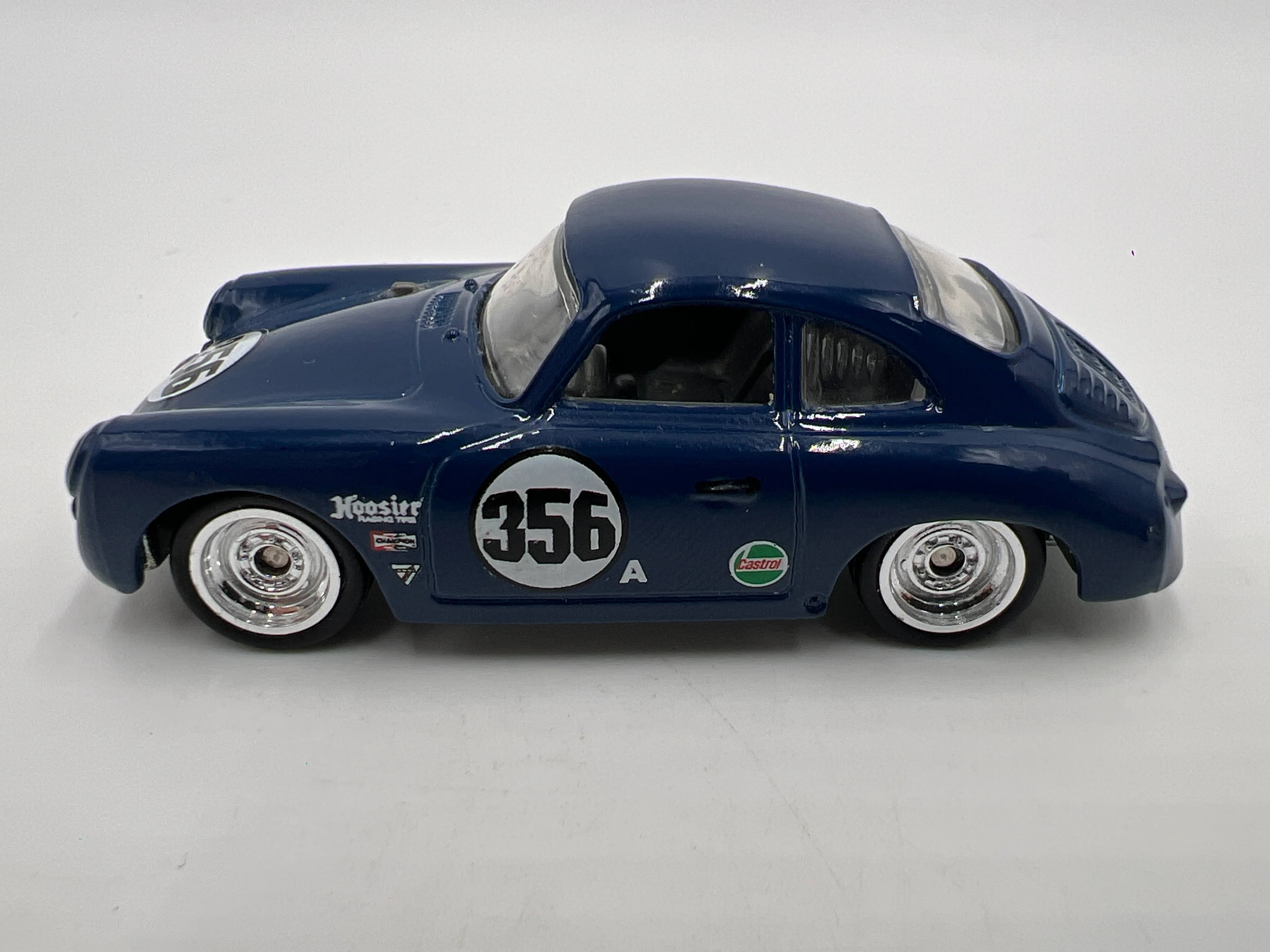 Hot Wheels Premium Air Cooled Porsche 356A Outlaw Blue Loose - Image 4