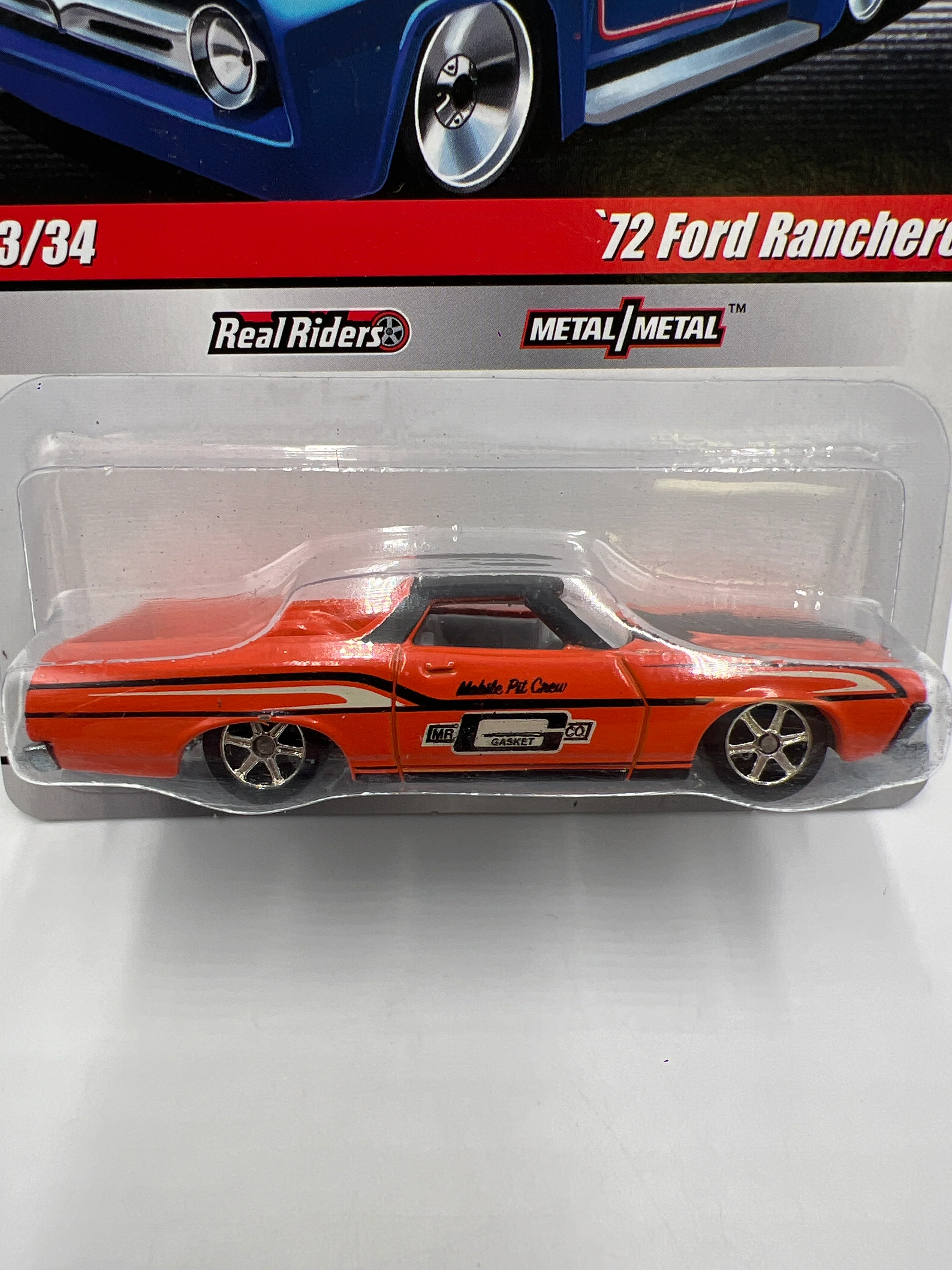 Hot Wheels Slick Rides #23 72 Ford Ranchero Mr Gasket Orange 243E - Image 3