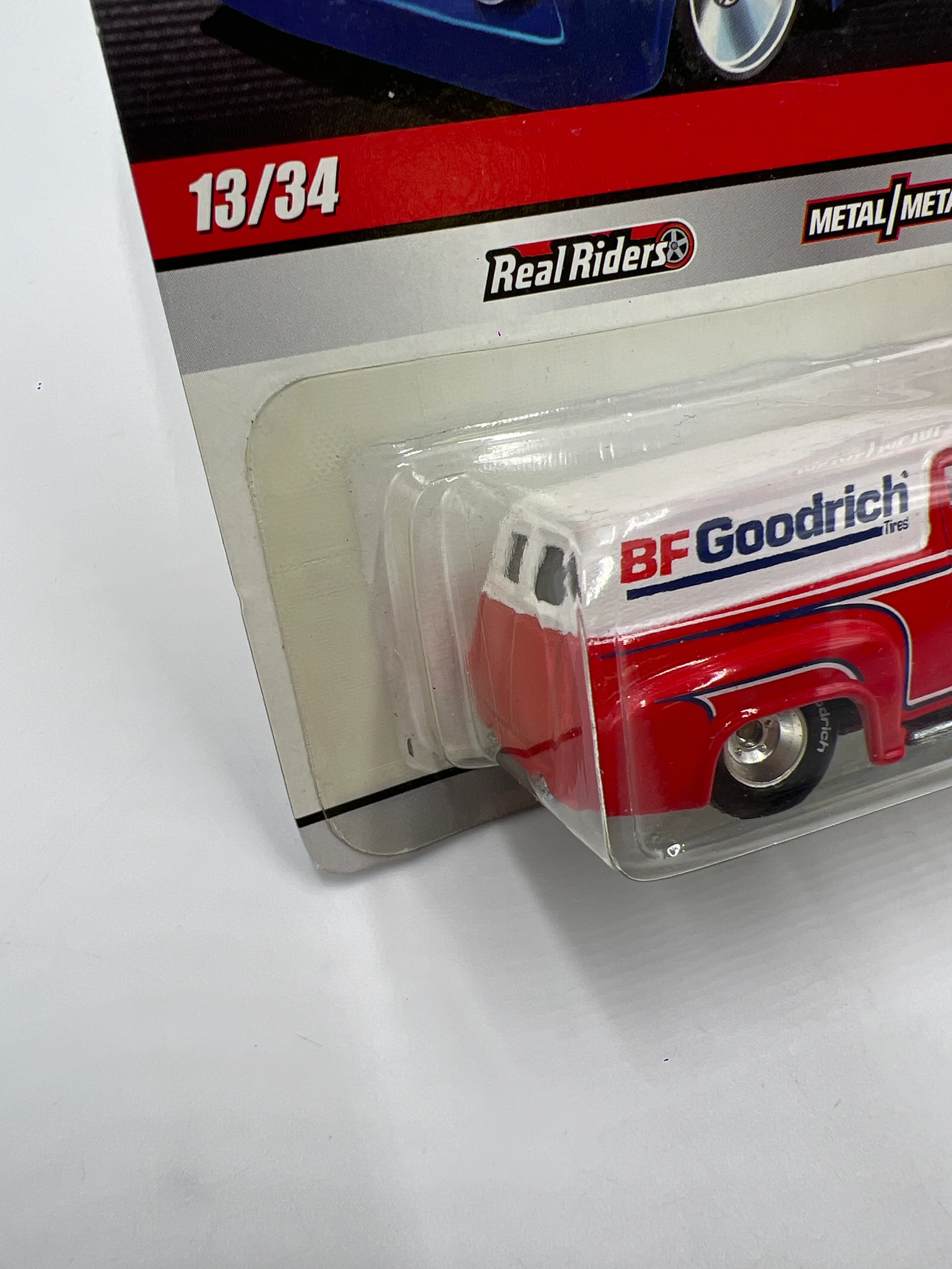 Hot Wheels Slick Rides #13 56 Ford BF Goodrich Red 243A - Image 5