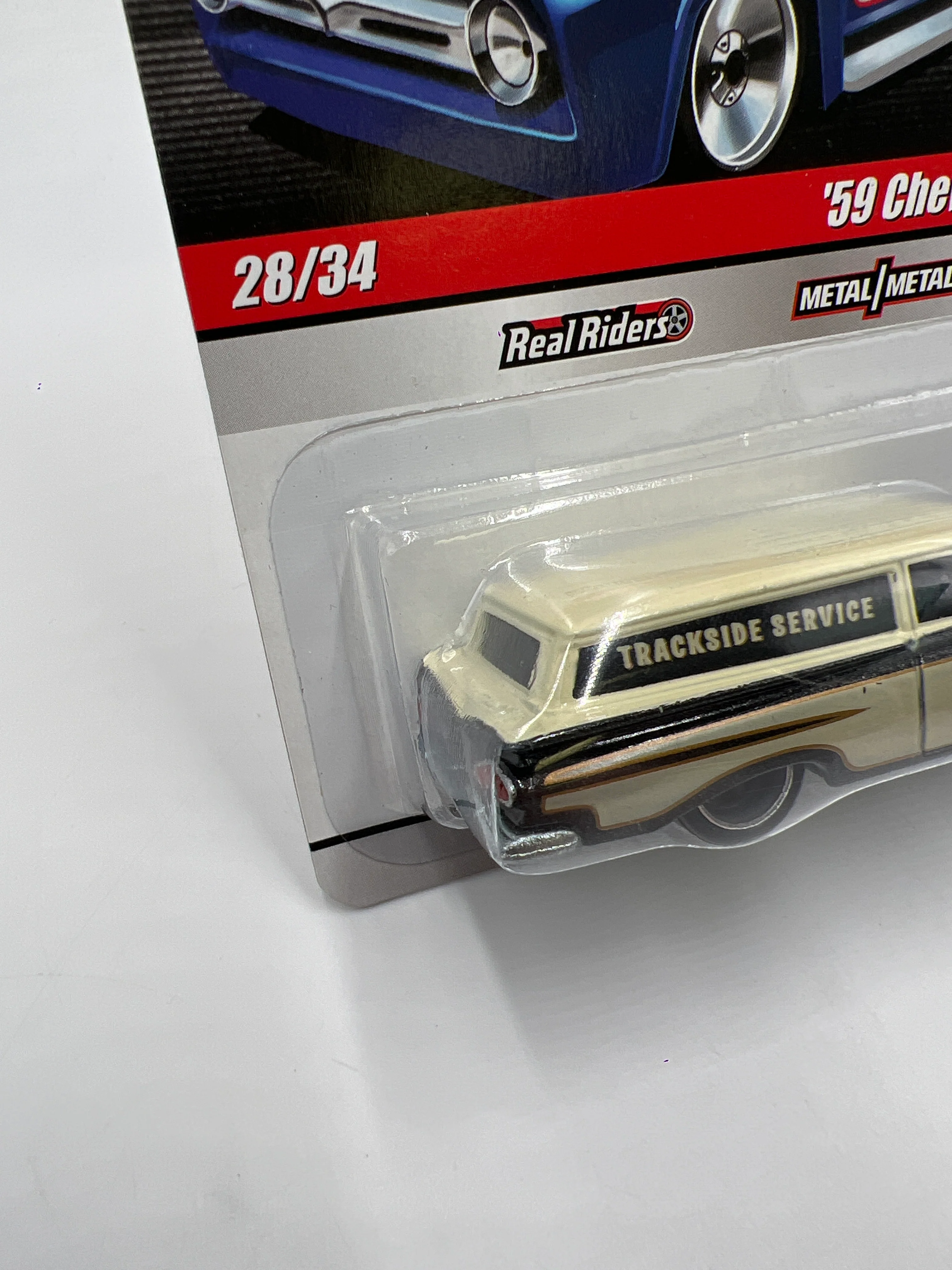 Hot Wheels Slick Rides #28 59 Chevy Delivery Hurst Cream/Black 243A - Image 5