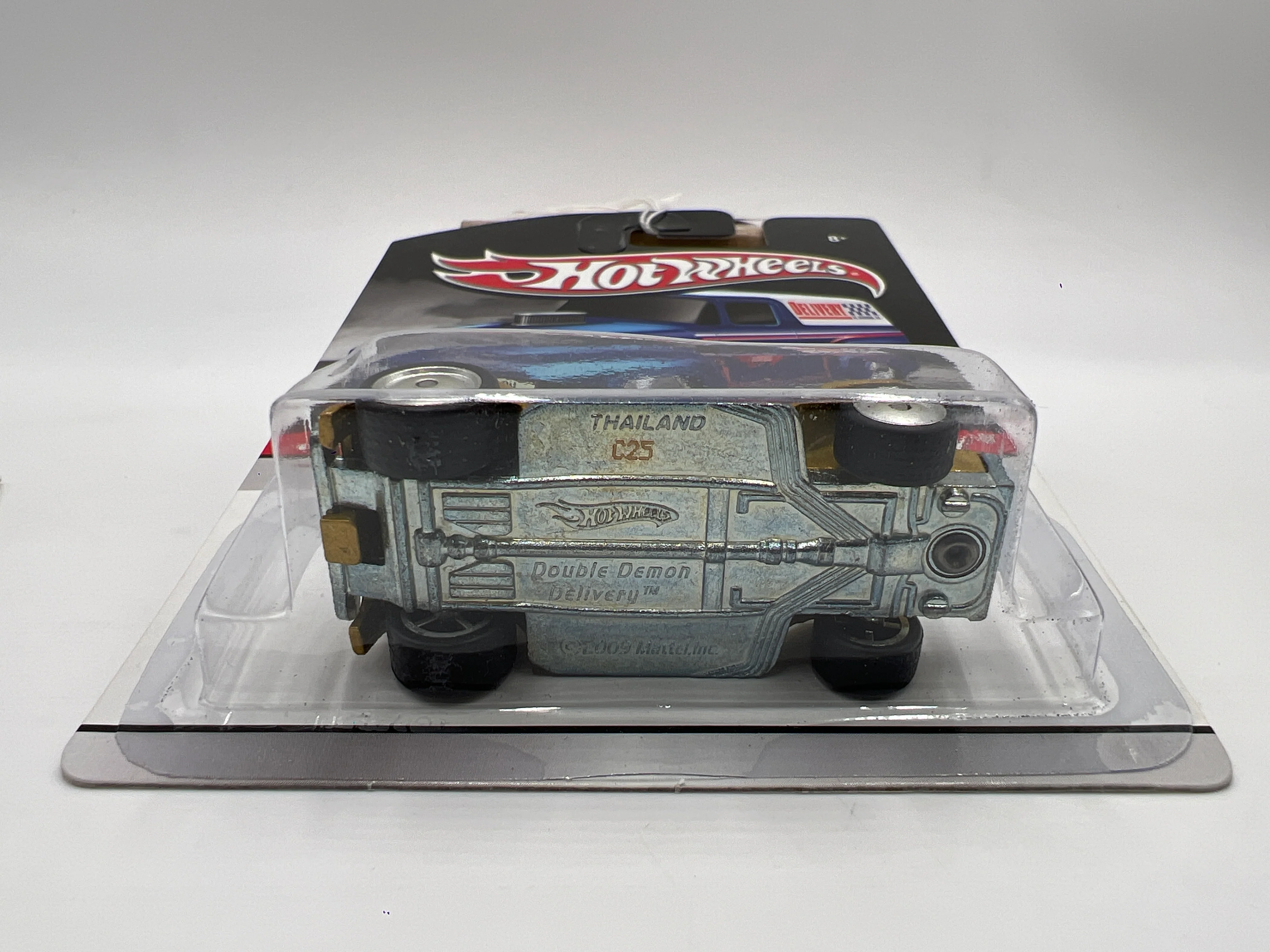Hot Wheels Slick Rides #30 Double Demon Delivery Kendall Motor Oil Gold 243i - Image 6