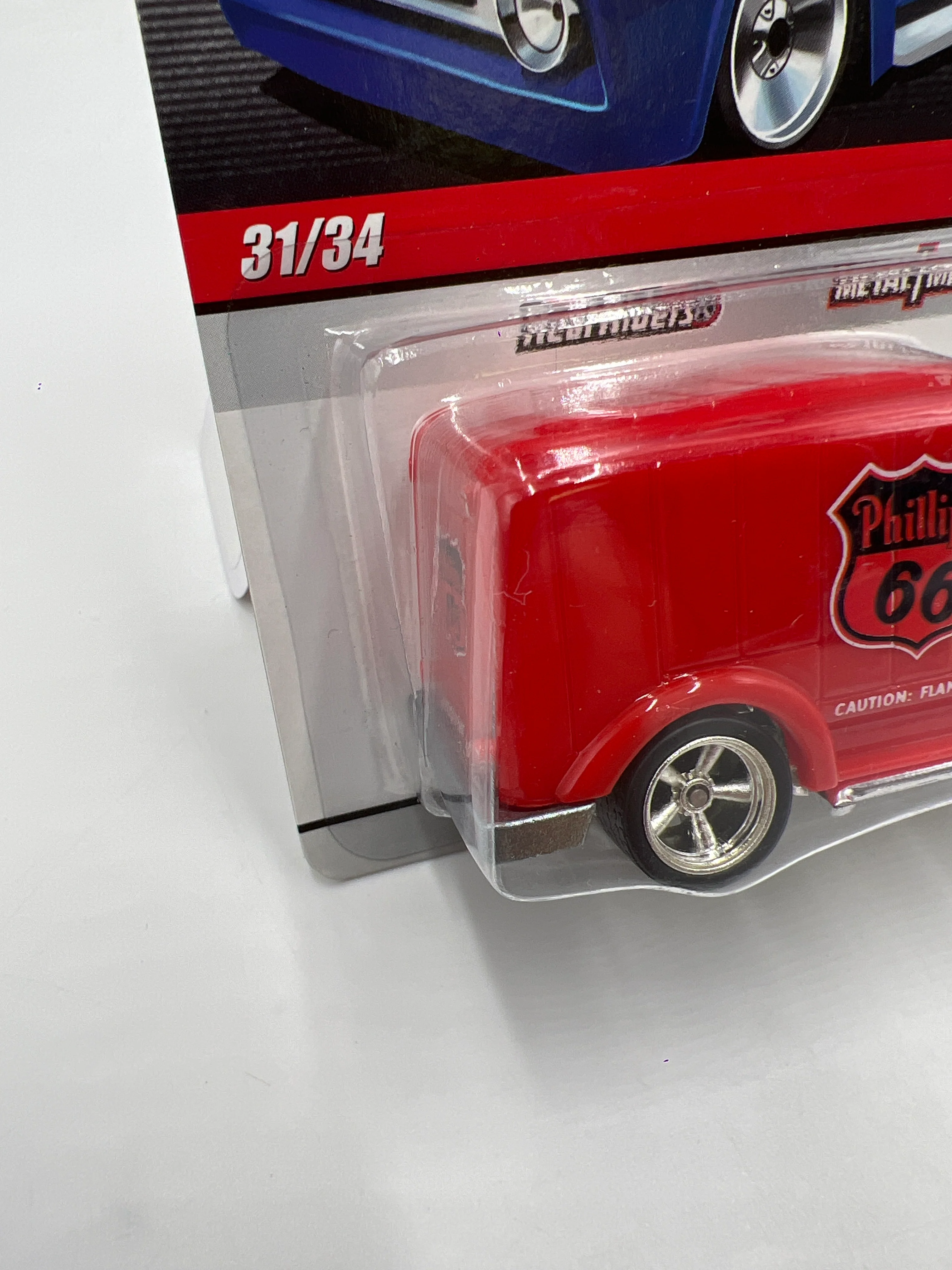Hot Wheels Slick Rides #31 49 Ford C.O.E. Phillips 66 Red/White 245C - Image 6