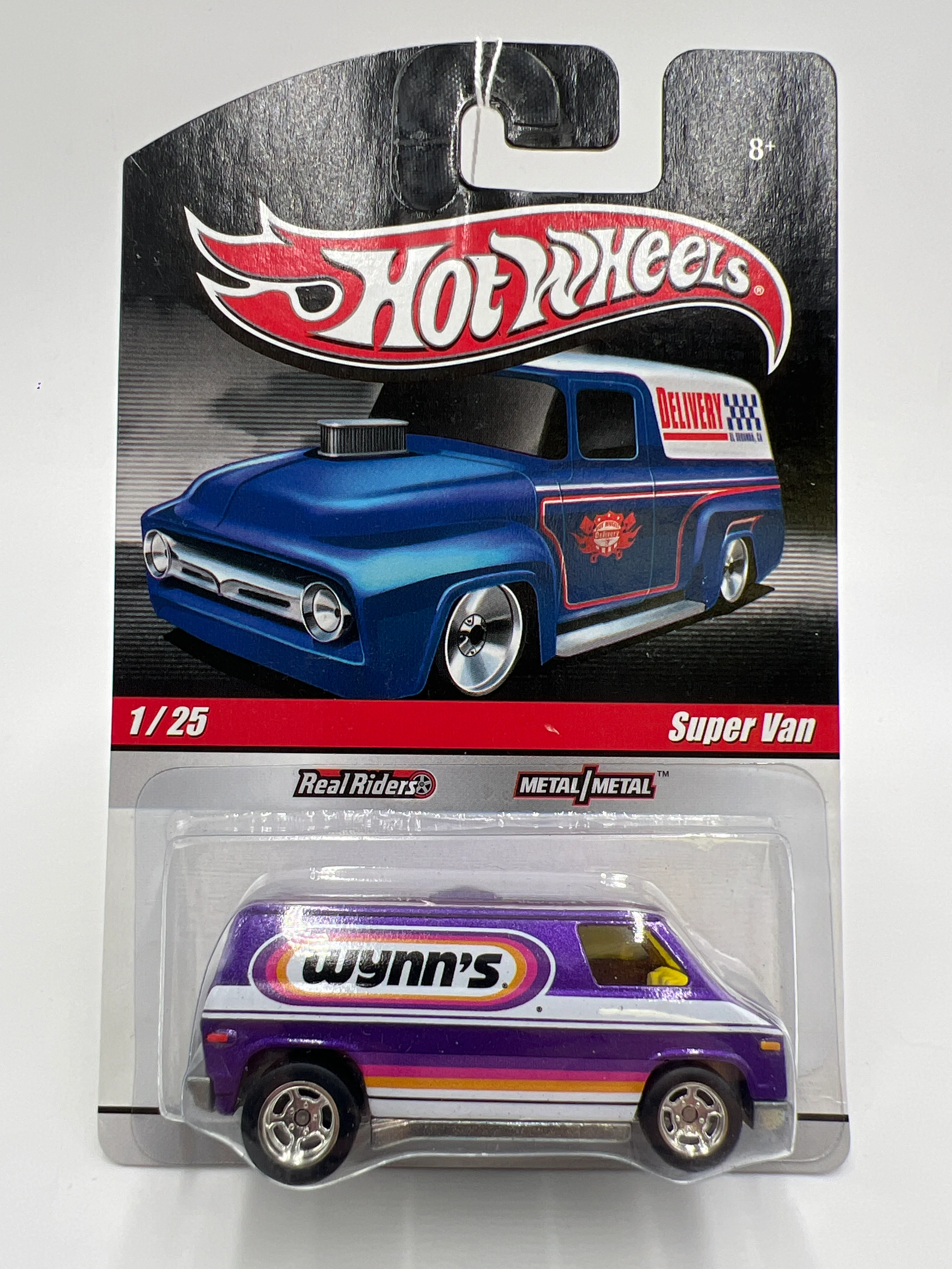 Hot Wheels Slick Rides #1 Super Van Wynns Purple 242E - Image 2