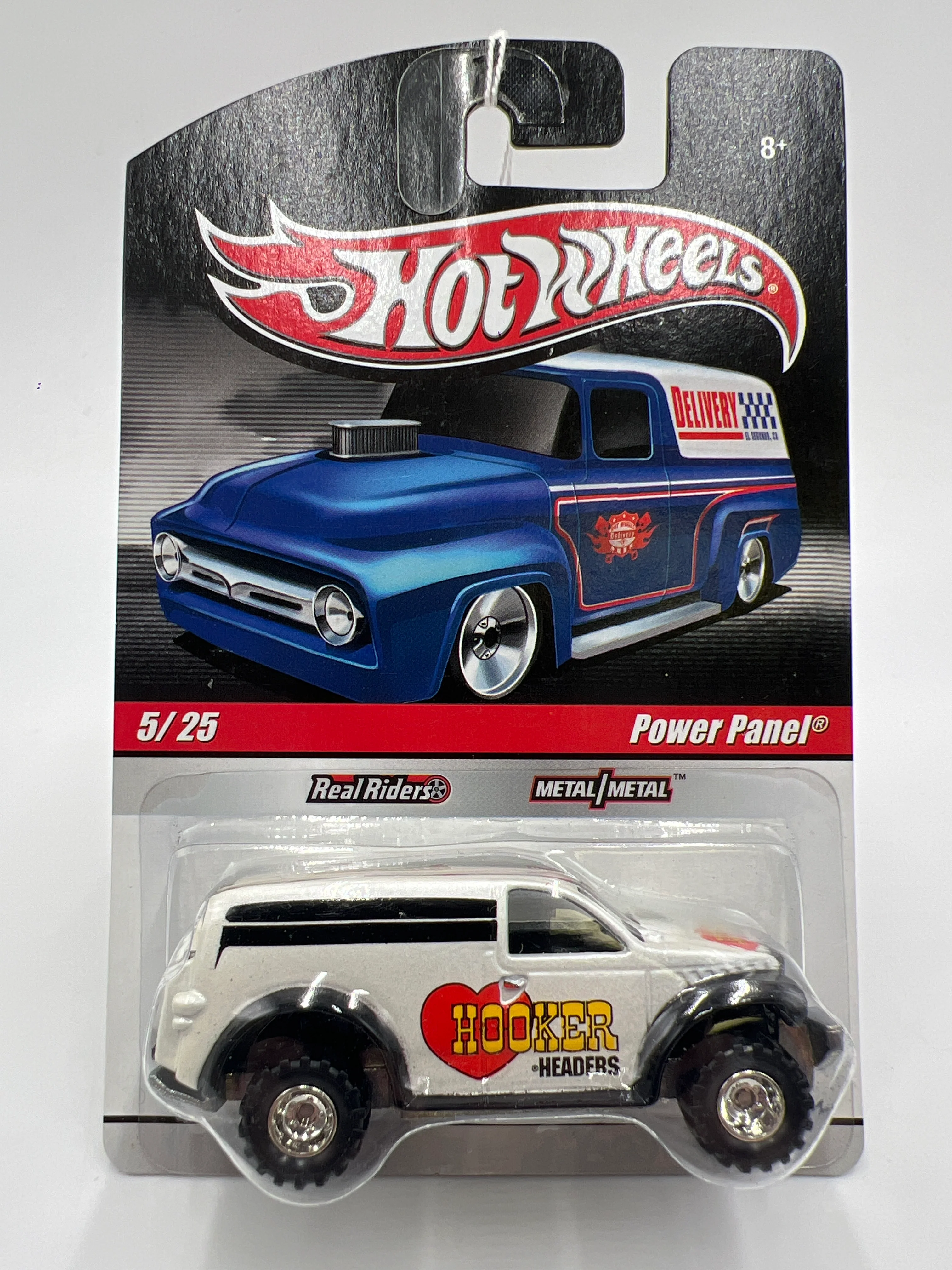 Hot Wheels Slick Rides #5 Power Panel Hooker Headers White 242H - Image 2